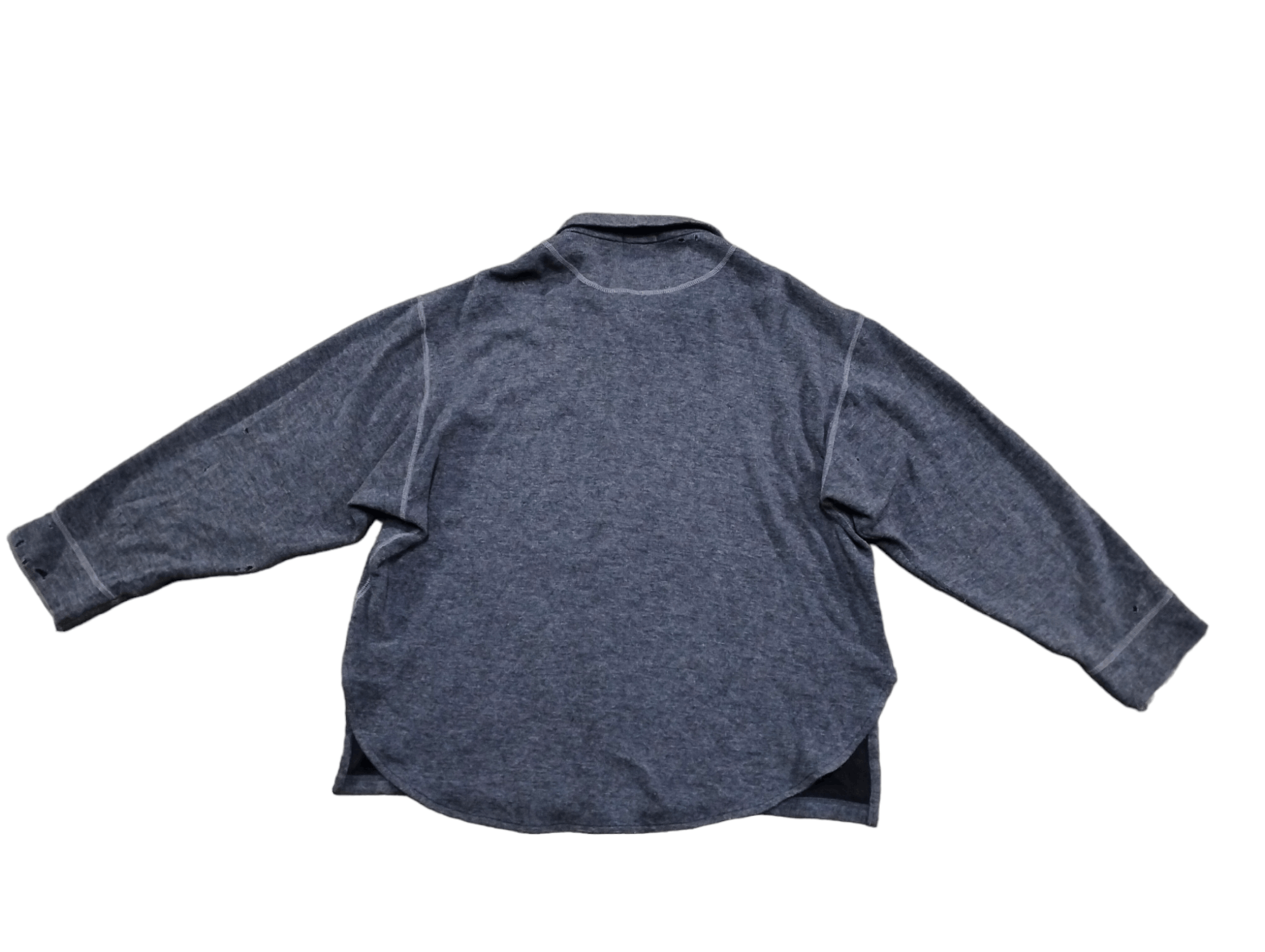 Yohji Yamamoto Vintage Yohgi Yamamoto Signature Wool Jacket Distressed Size US M / EU 48-50 / 2 - 2 Thumbnail