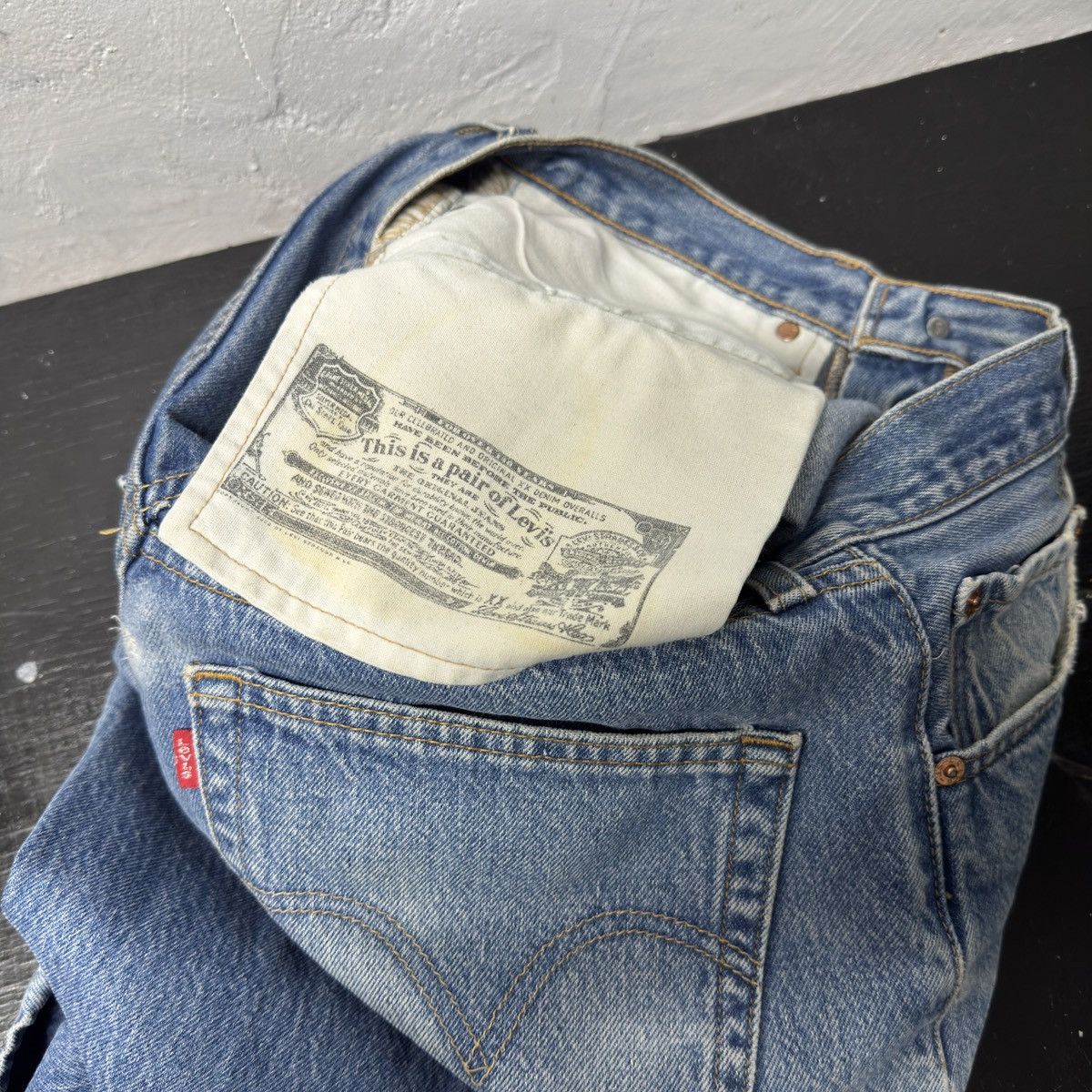 Levi's Levi's 501xx Faded Distressed Jeans ERD Grunge Chrome Size US 32 / EU 48 - 13 Thumbnail