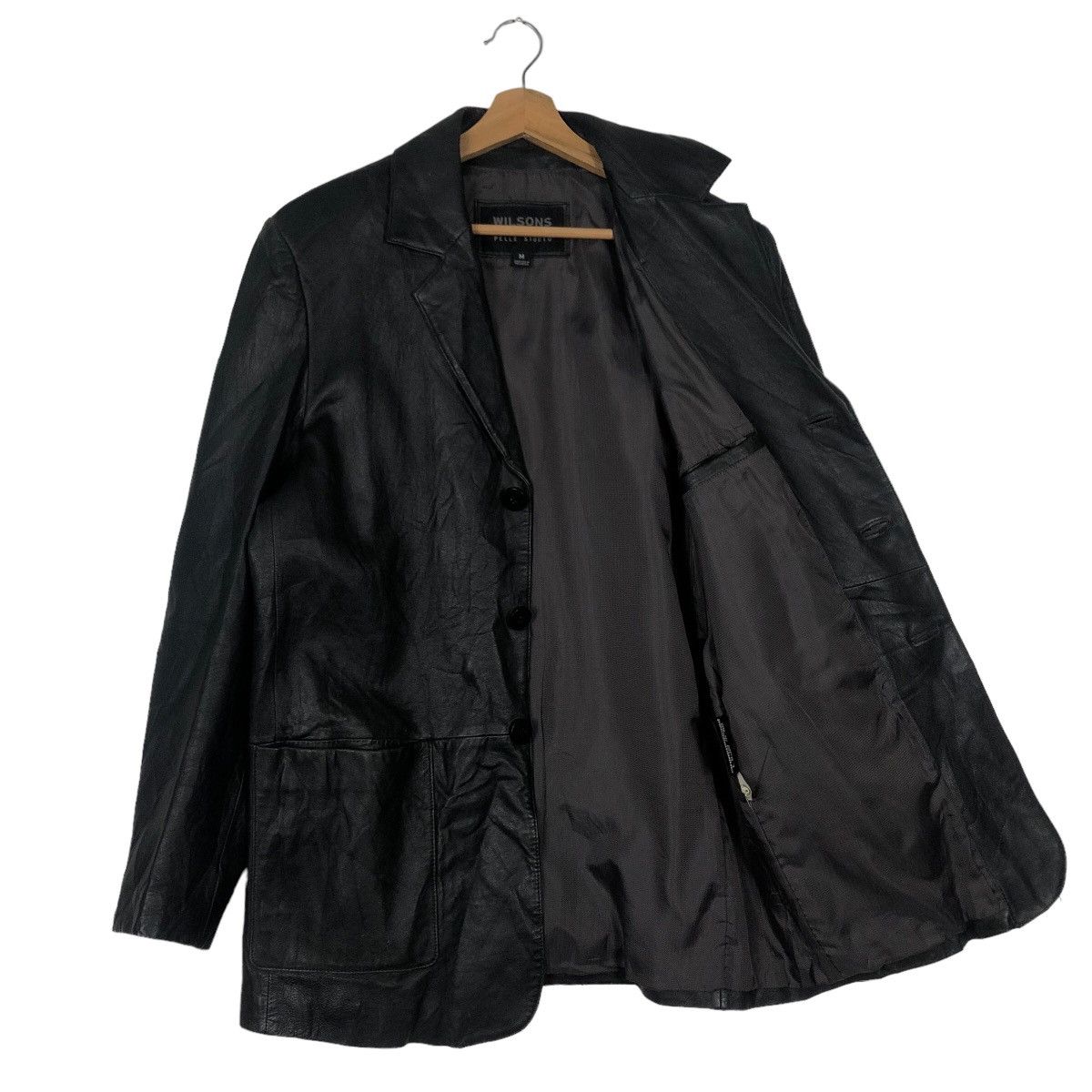 Genuine Leather 🔥90’s Biker Leather Jacket Wilsons Leather Pelle Studio Size US M / EU 48-50 / 2 - 8 Thumbnail