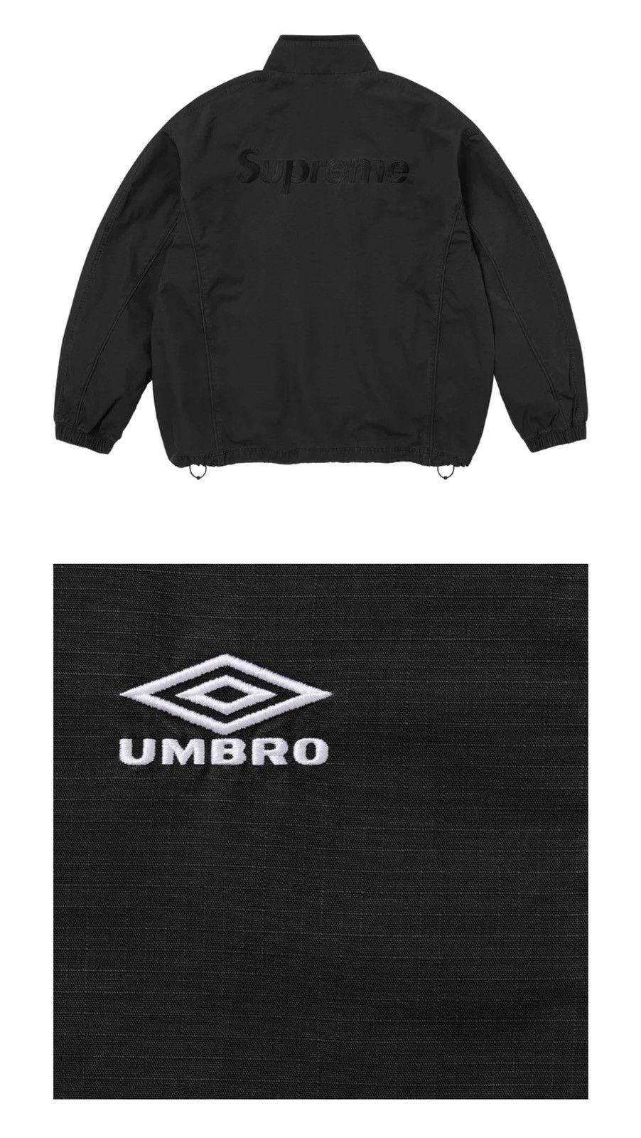 Supreme × Umbro Supreme Umbro Cotton Ripstop Track Jacket Size US XL / EU 56 / 4 - 2 Thumbnail