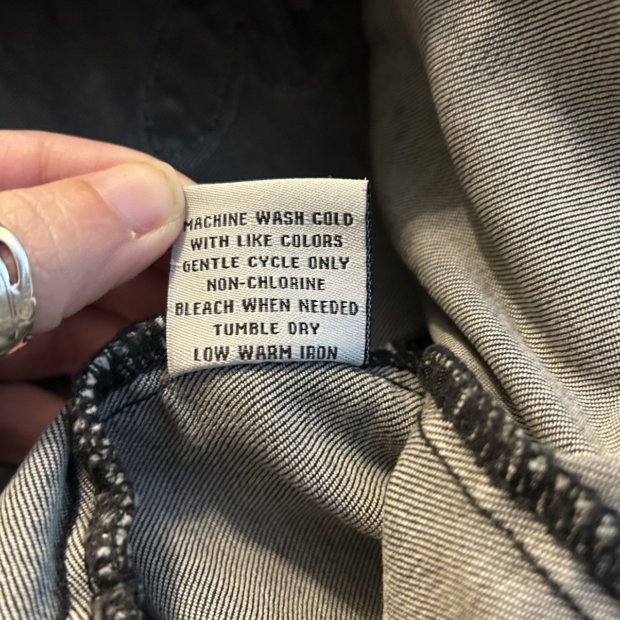 Other RS1NE gray acid washed embroidered denim jacket size M Size US M / EU 48-50 / 2 - 8 Thumbnail