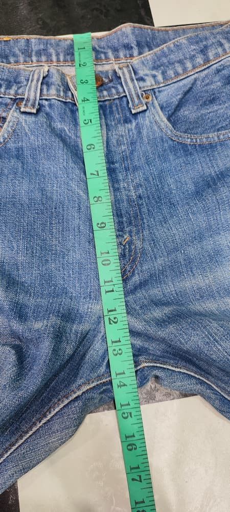 Levi's Vintage Clothing DISTRESSED LEVIS 517 BOOTCUT NO'8 Size US 31 - 19 Thumbnail