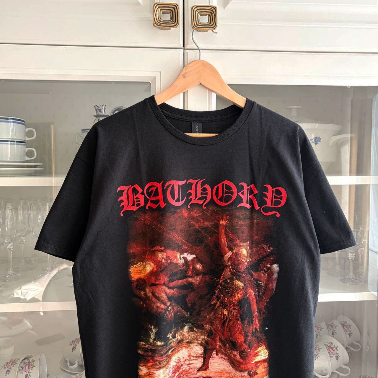 Band Tees T-shirt Bathory - Hammerheart / black metal Size US L / EU 52-54 / 3 - 2 Thumbnail