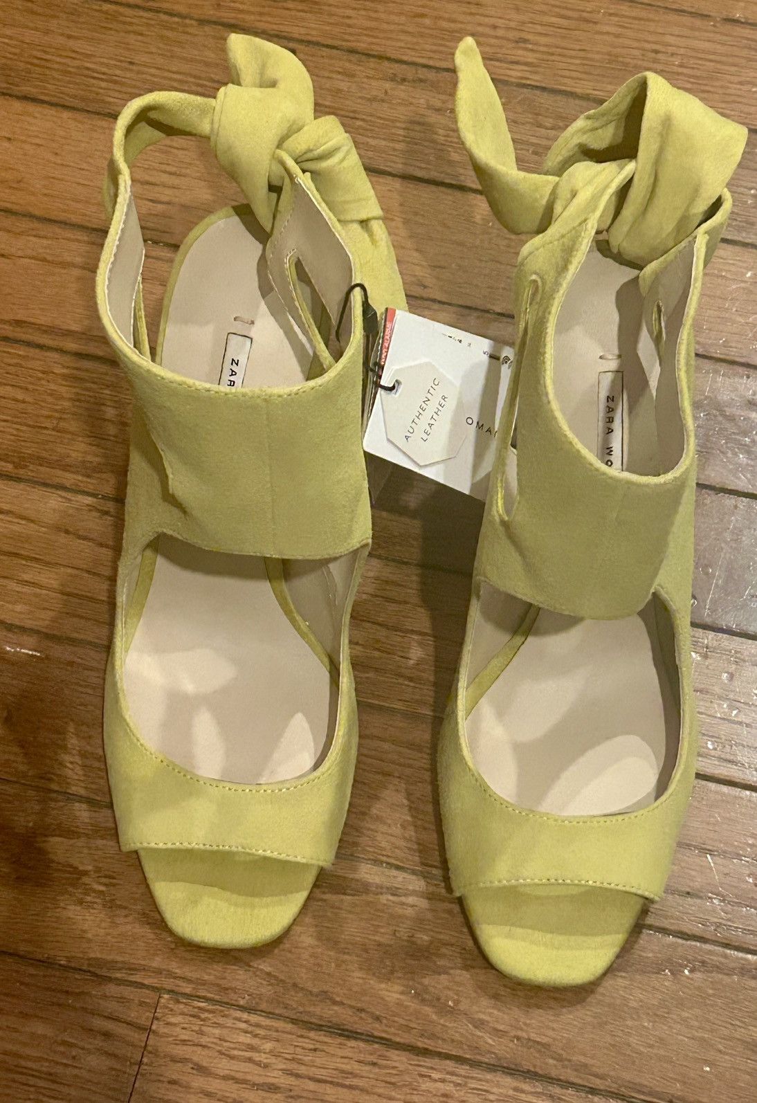 Zara Zara tie back leather sandals Size US 10 / IT 40 - 11 Thumbnail