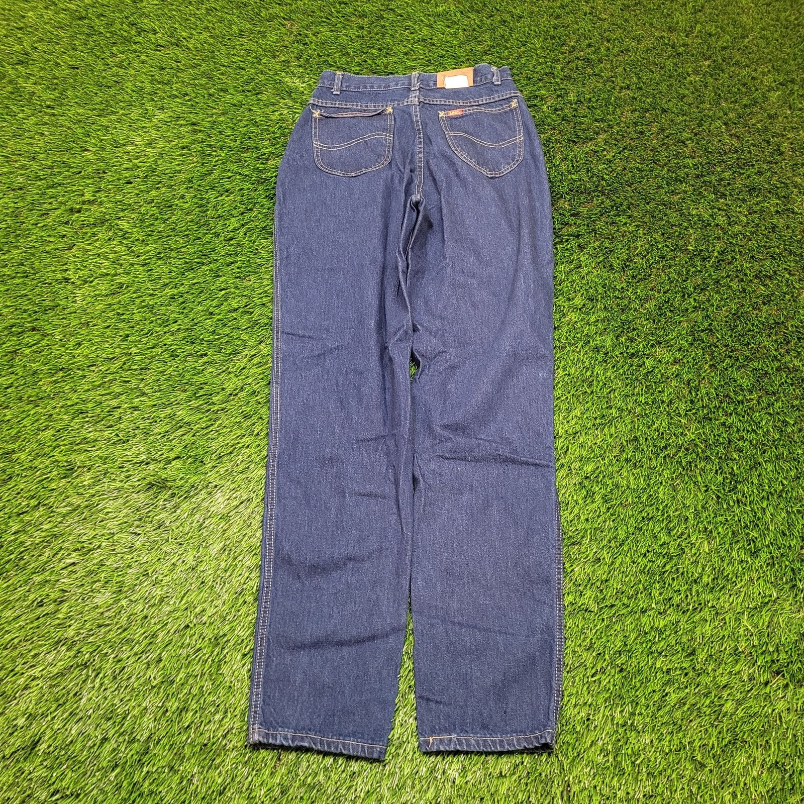 Lee VTG 80s Lee MS Yoked Rider Jeans Womens 28 USA Tapered Sz 6 Size 28" / US 6 / IT 42 - 5 Thumbnail
