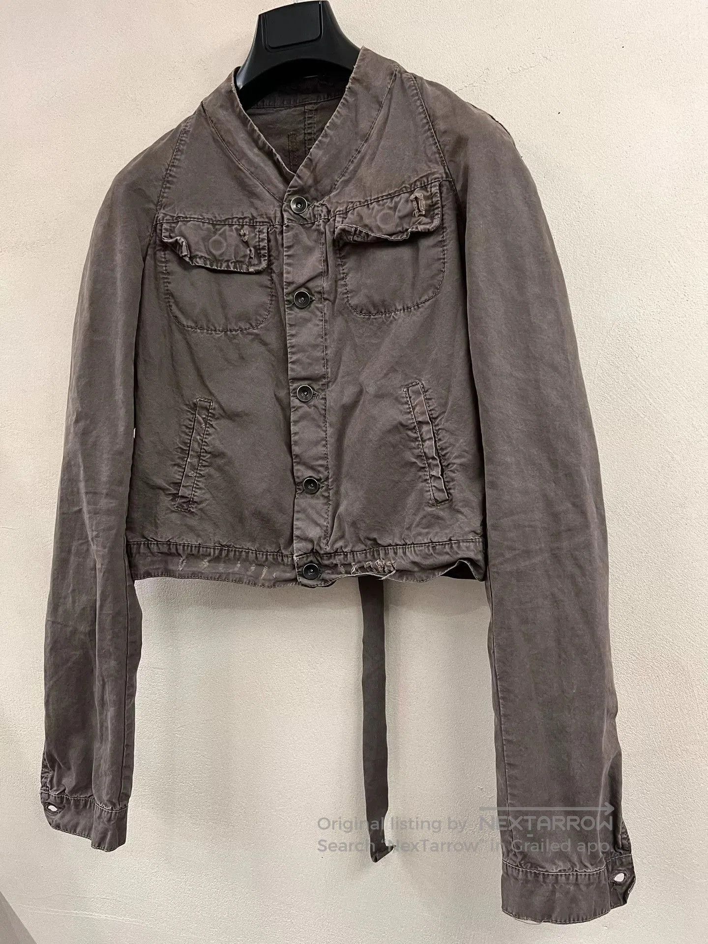 Rick Owens Drkshdw Rick Owens Gray Jacket OLMAR and MIRTA. Size US S / EU 44-46 / 1 - 9 Thumbnail