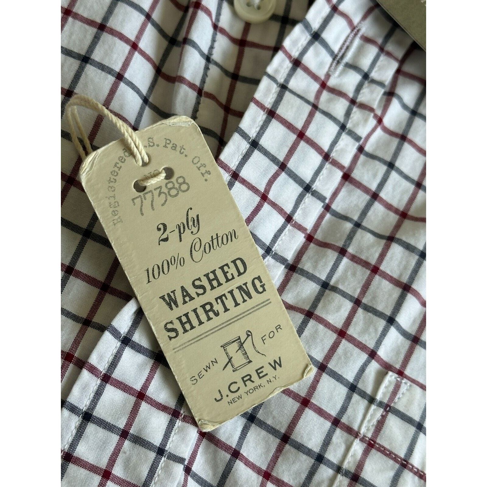 J.Crew New ! J. Crew Slim Cotton Plaid button shirt Men size M Size US M / EU 48-50 / 2 - 3 Thumbnail