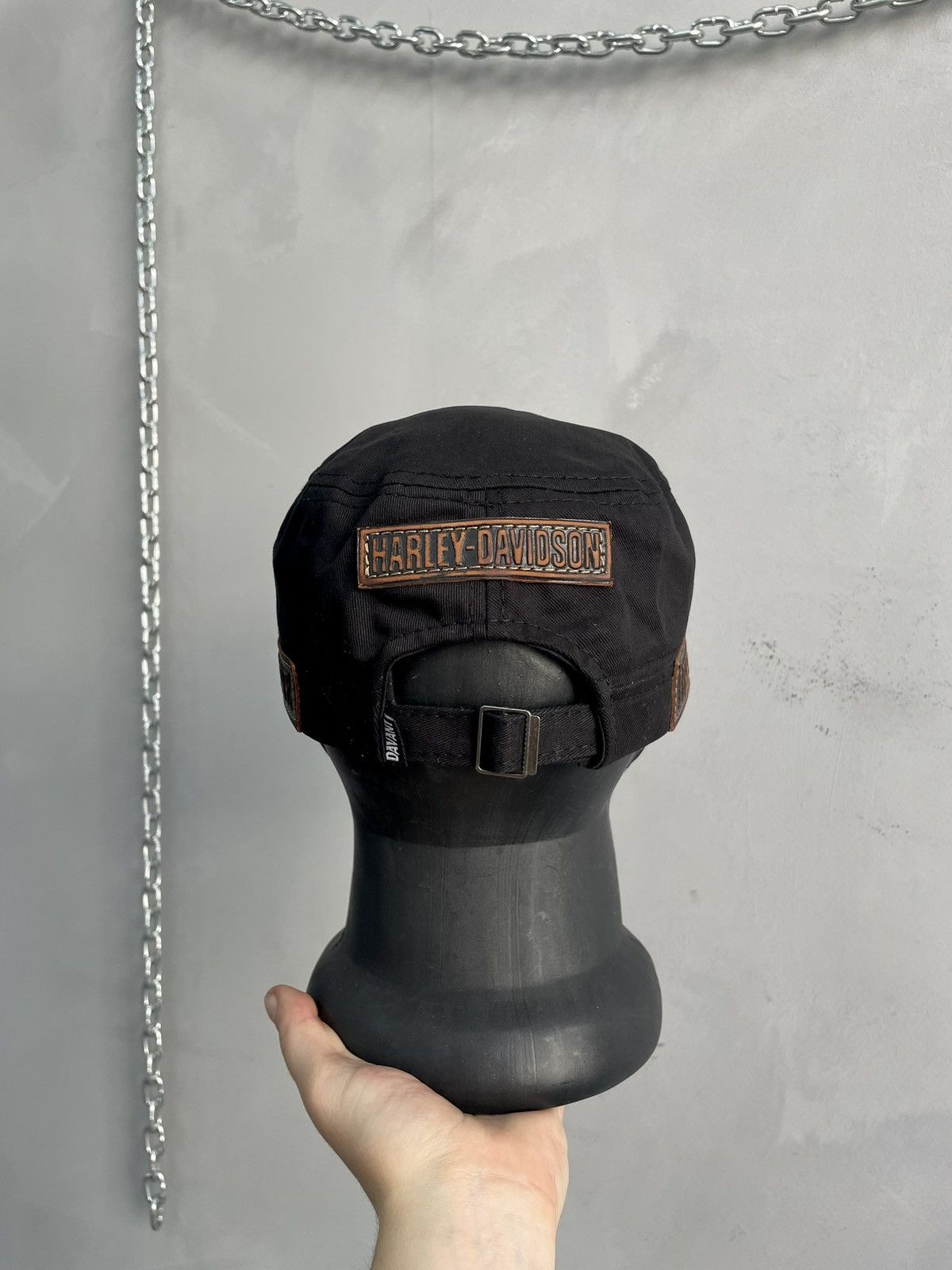 Harley Davidson Harley Davidson black trucker cap vintage biker street style Size ONE SIZE - 6 Thumbnail