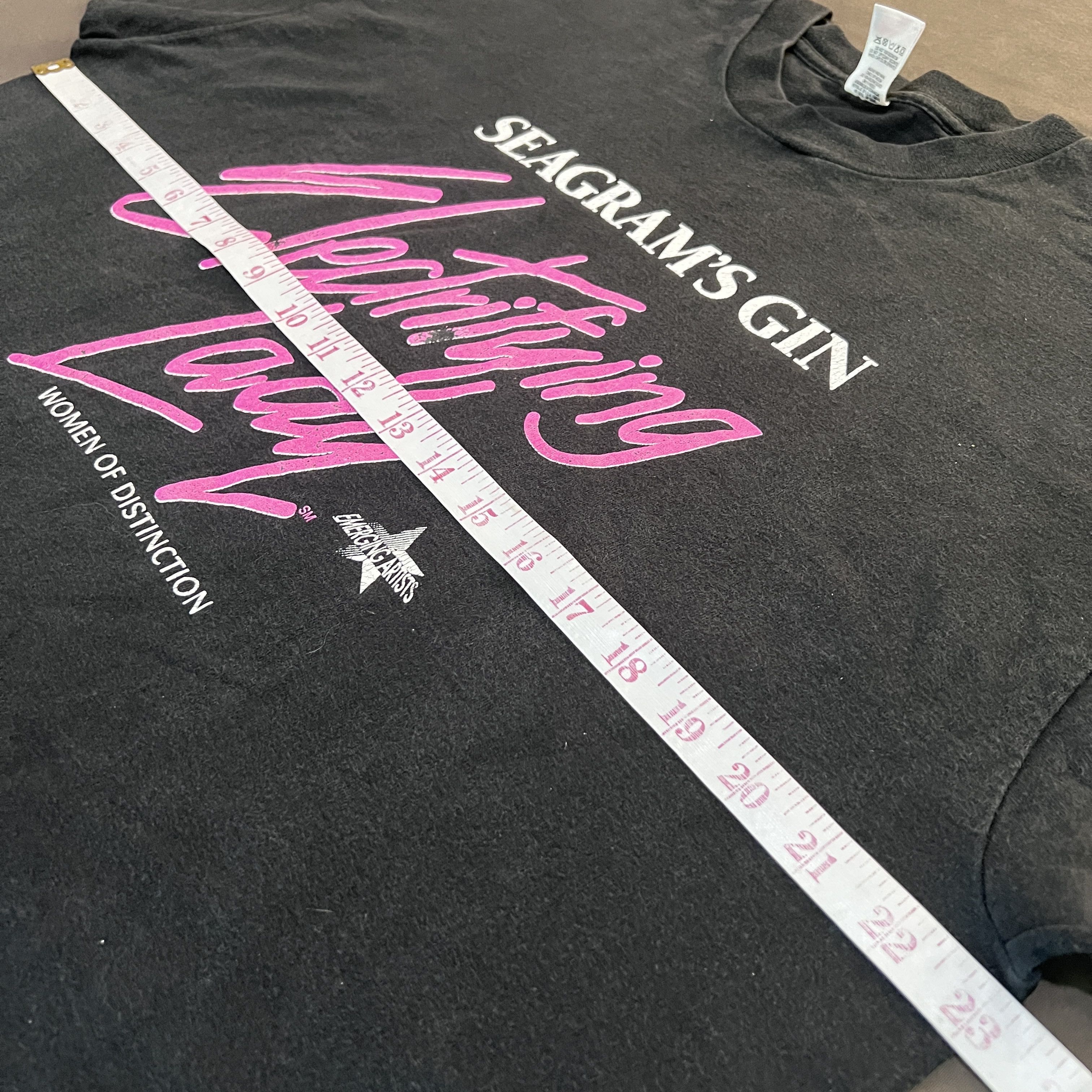 Vintage 90s Seagram's Gin Electrifying Lady graphic streetwear XL Size US XL / EU 56 / 4 - 6 Thumbnail