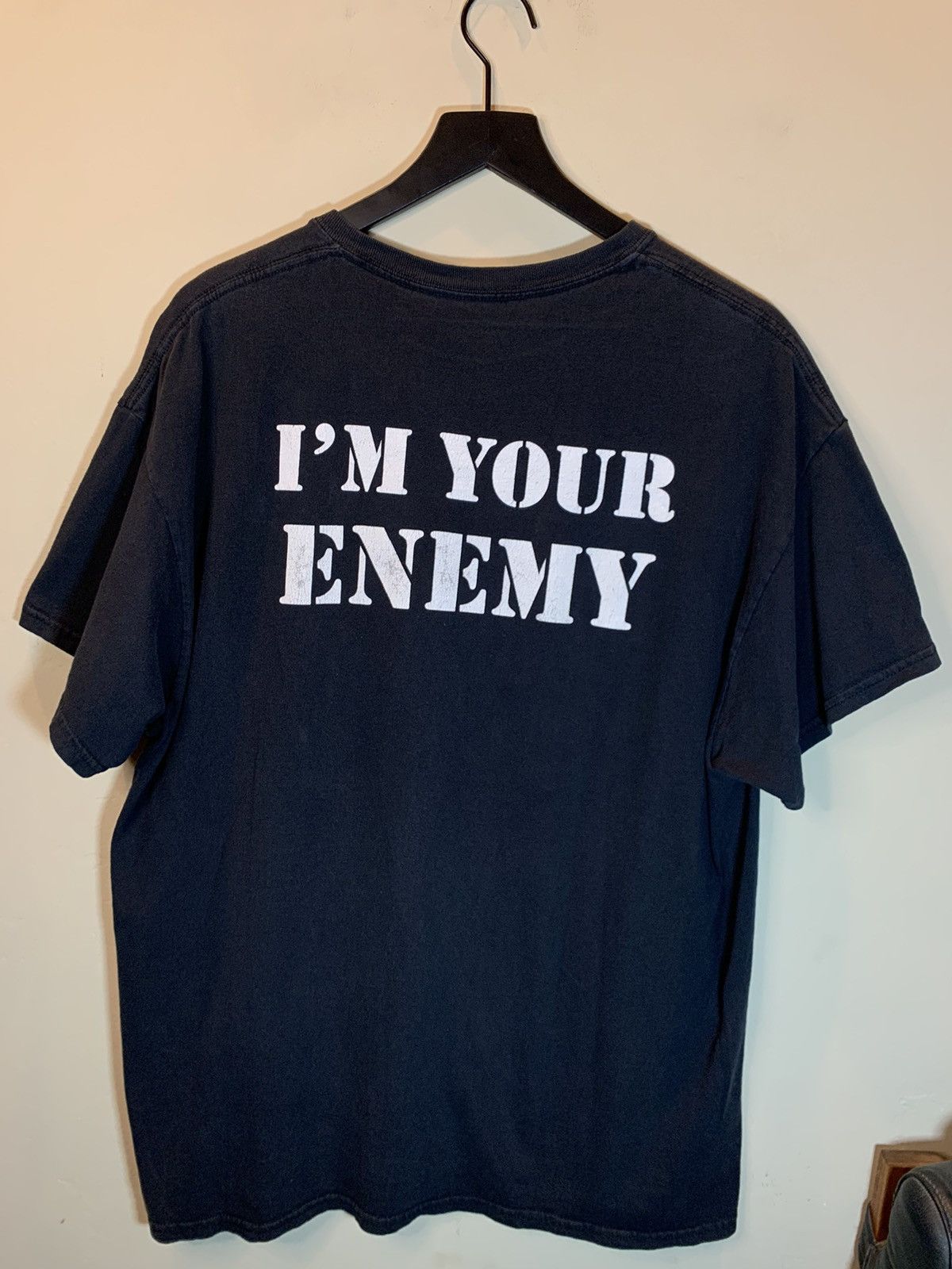Band Tees × Vintage RARE Vintage 90s GG Allin War In My Head Im Your Enemy Shirt Size US XL / EU 56 / 4 - 2 Thumbnail