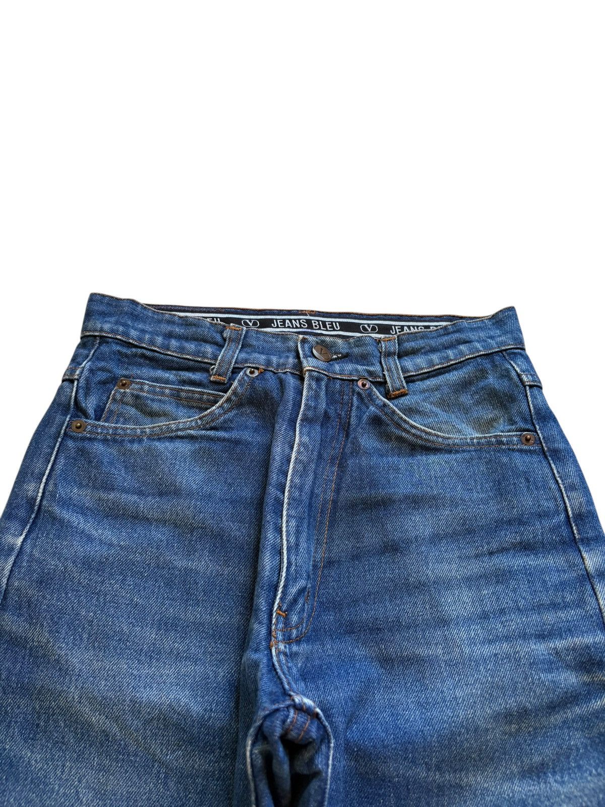 Valentino Vintage Italian Valentino Garavani Blue Wash Jeans Size US 27 - 4 Thumbnail