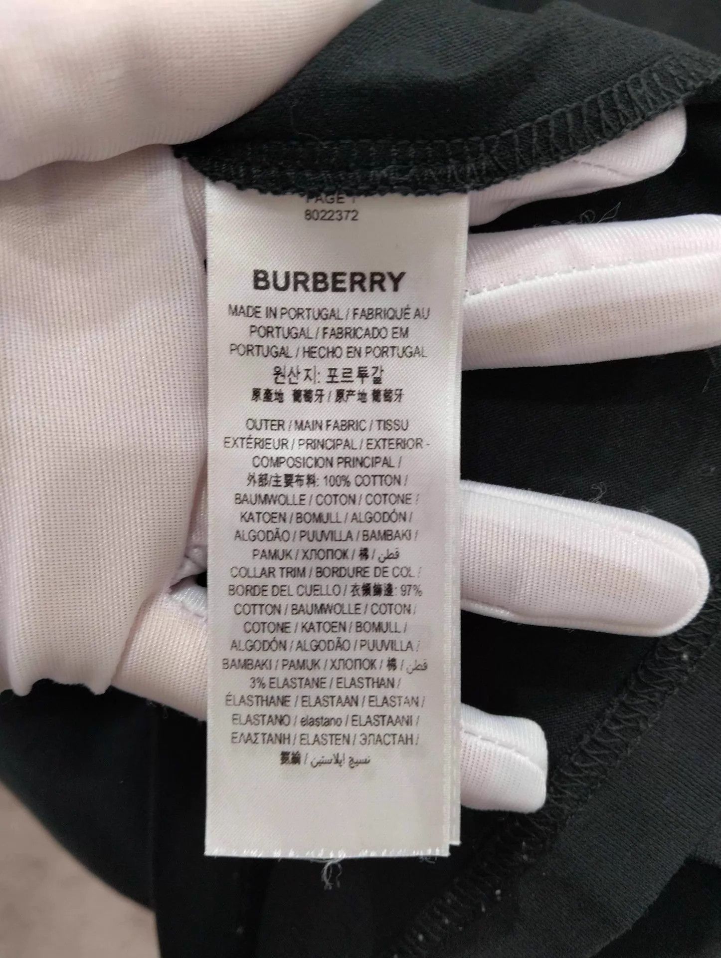 Burberry Burberry Logo Black Short Sleeve T-Shirt M Size US M / EU 48-50 / 2 - 6 Thumbnail