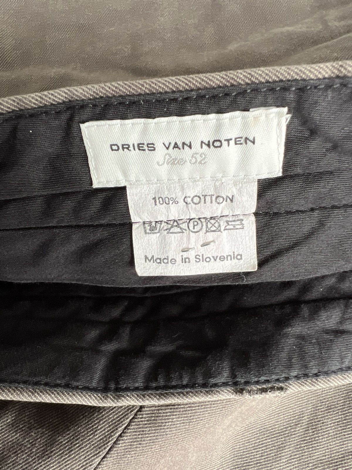 Dries Van Noten Dries van Noten Belgium Baggy Oversized Khaki Pants Size US 34 / EU 50 - 10 Thumbnail