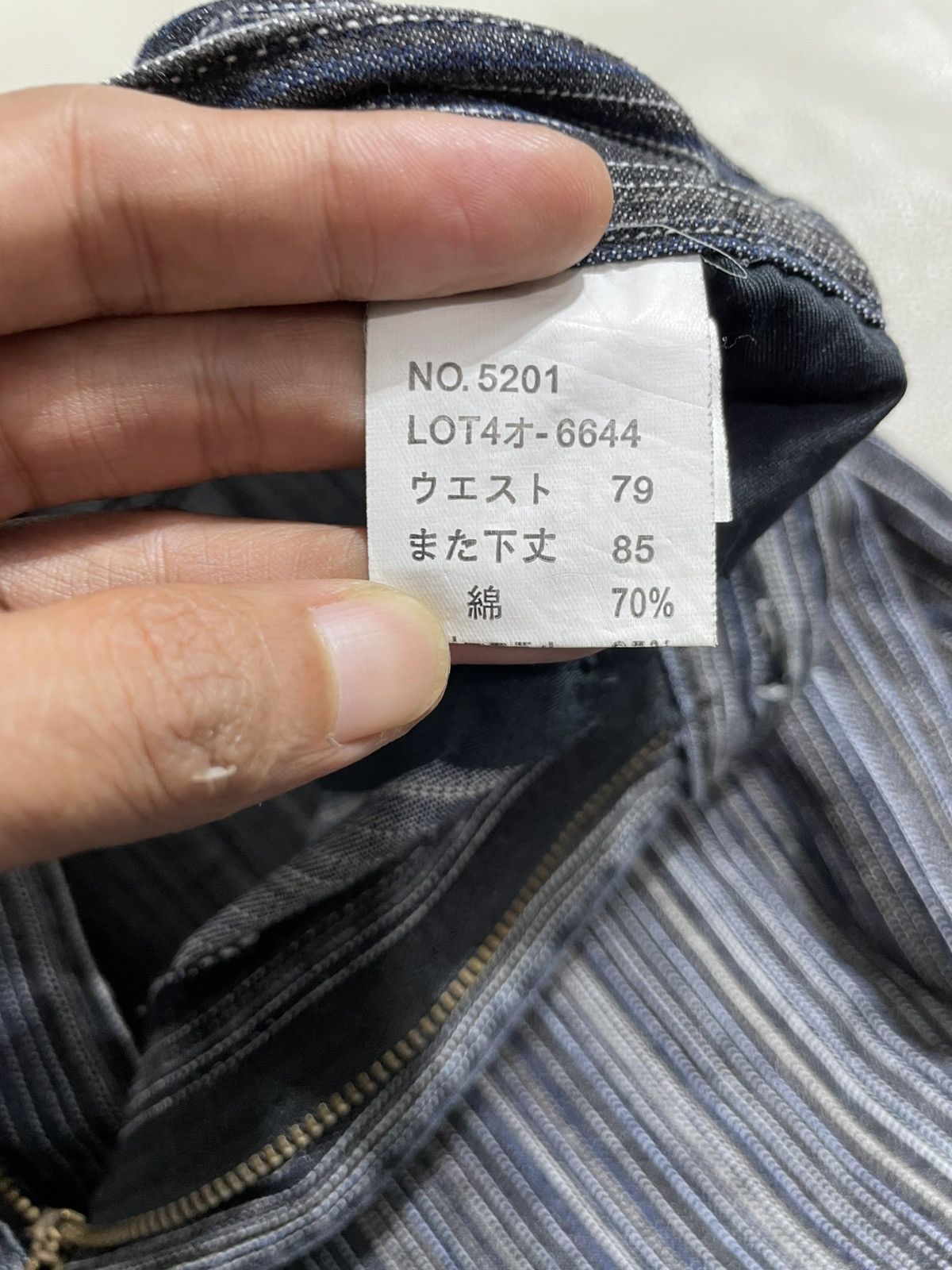 If Six Was Nine × Japanese Brand × Le Grande Bleu (L.G.B.) Rootthree Straight hickory jeans Size US 29 - 5 Thumbnail