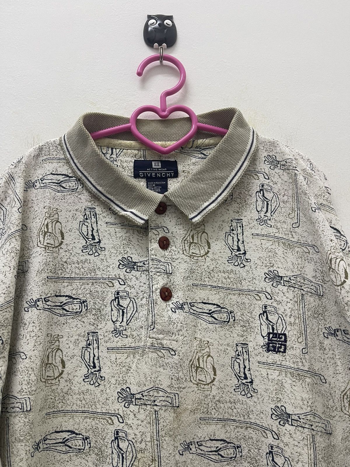 Givenchy Rare Vintage GIVENCHY Golf Active Wear Full All Over Print Size US M / EU 48-50 / 2 - 2 Thumbnail
