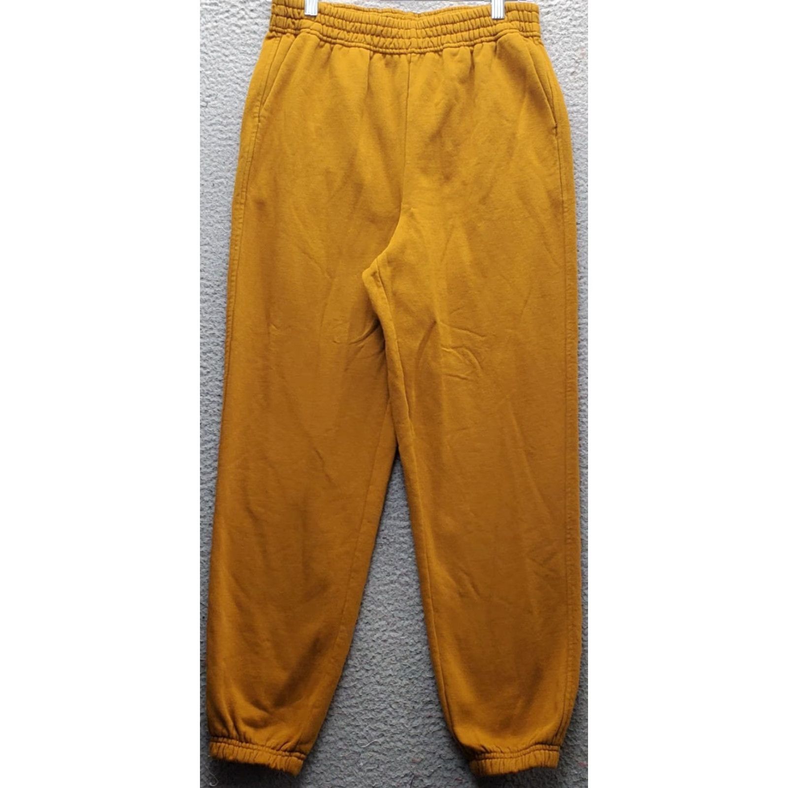 Vintage CALIA Sweatpants Womens S Tan Fleece Lined Elastic Waist Tapered Leg Pull On Womens Size S Tan Sweatpants CALIA Size 28" / US 6 / IT 42 - 2 Thumbnail