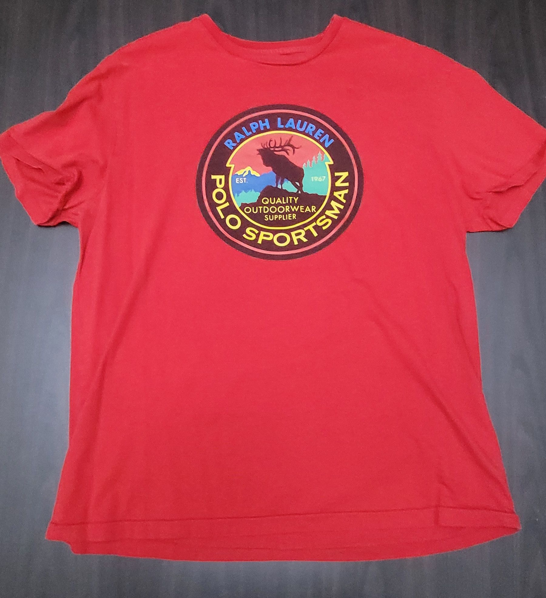 Polo Ralph Lauren × Vintage Polo Ralph Lauren Sportsman Great Outdoors Tee Size US L / EU 52-54 / 3 - 1 Thumbnail