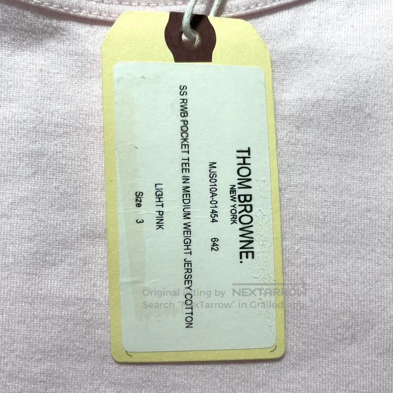 Thom Browne Thom Browne Cotton Crewneck Short-Sleeve T-Shirt Size US L / EU 52-54 / 3 - 7 Thumbnail