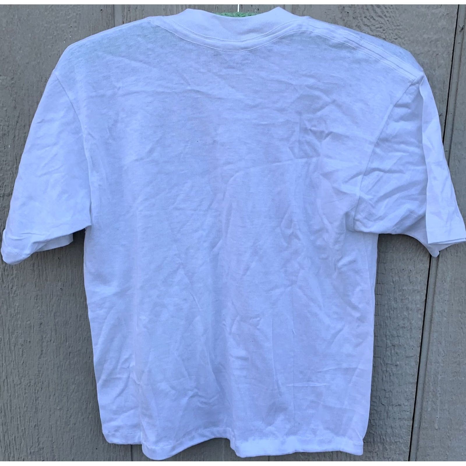 Jockey VINTAGE Jockey Shirt Mens T-Shirt White Crew Neck Short Sleeve Size M 38 40 Life BO SUN Single Stitch Size US M / EU 48-50 / 2 - 3 Thumbnail