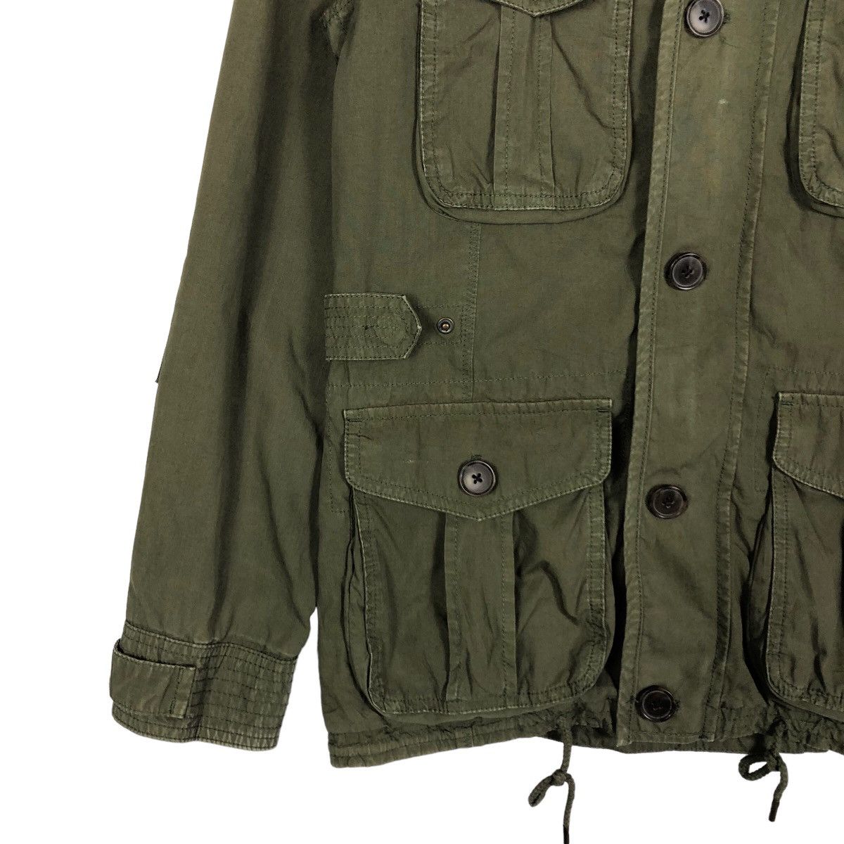 Japanese Brand 🔥90’s Design Biker Military Jacket Tommy Hilfiger Size US M / EU 48-50 / 2 - 5 Thumbnail