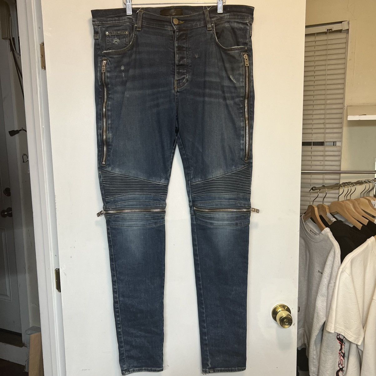 Amiri Amiri MX2 Jeans Dark Indigo Size US 38 / EU 54 - 1 Thumbnail
