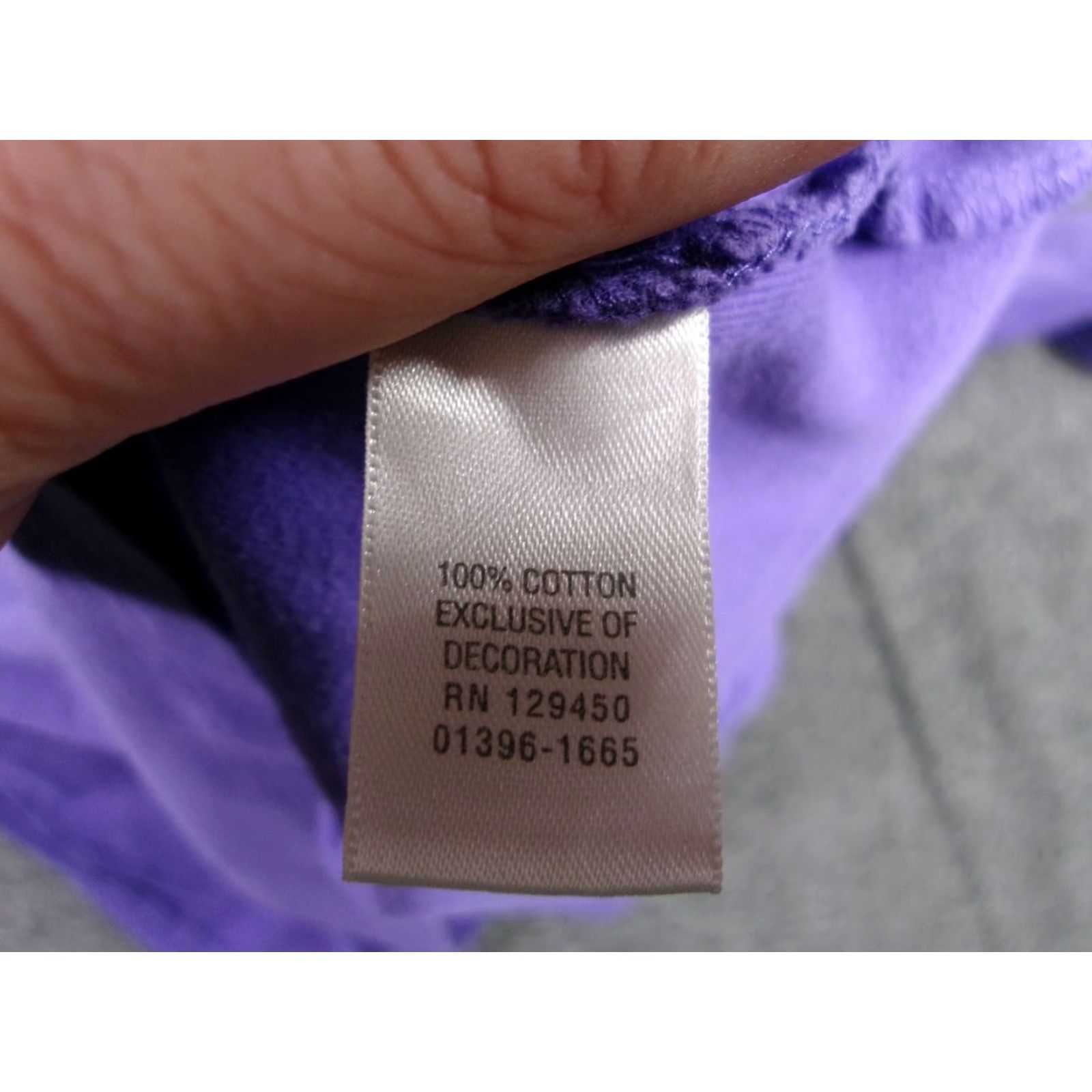 Vintage Christopher Banks Top Womens XL Purple V-Neck Embellished Rhinestone Blouse, 100% Cotton, 3/4 Sleeve, Classic Fit, Vintage: No, Adults Women Size XL / US 12-14 / IT 48-50 - 7 Thumbnail