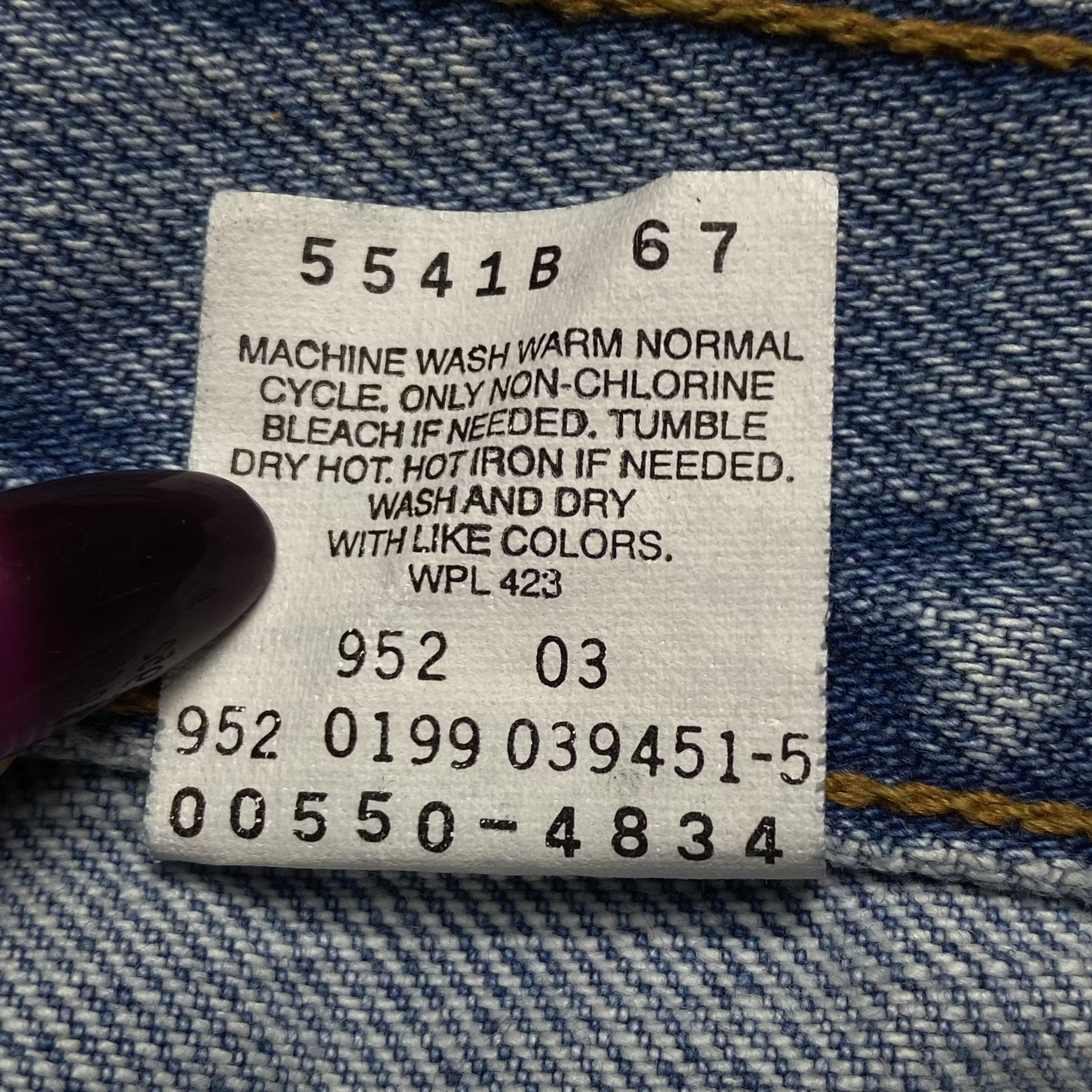 Levi's × Levi's Vintage Clothing × Vintage Mens Jeans Denim Levis 550 Vintage Size 34 Size US 34 / EU 50 - 7 Thumbnail