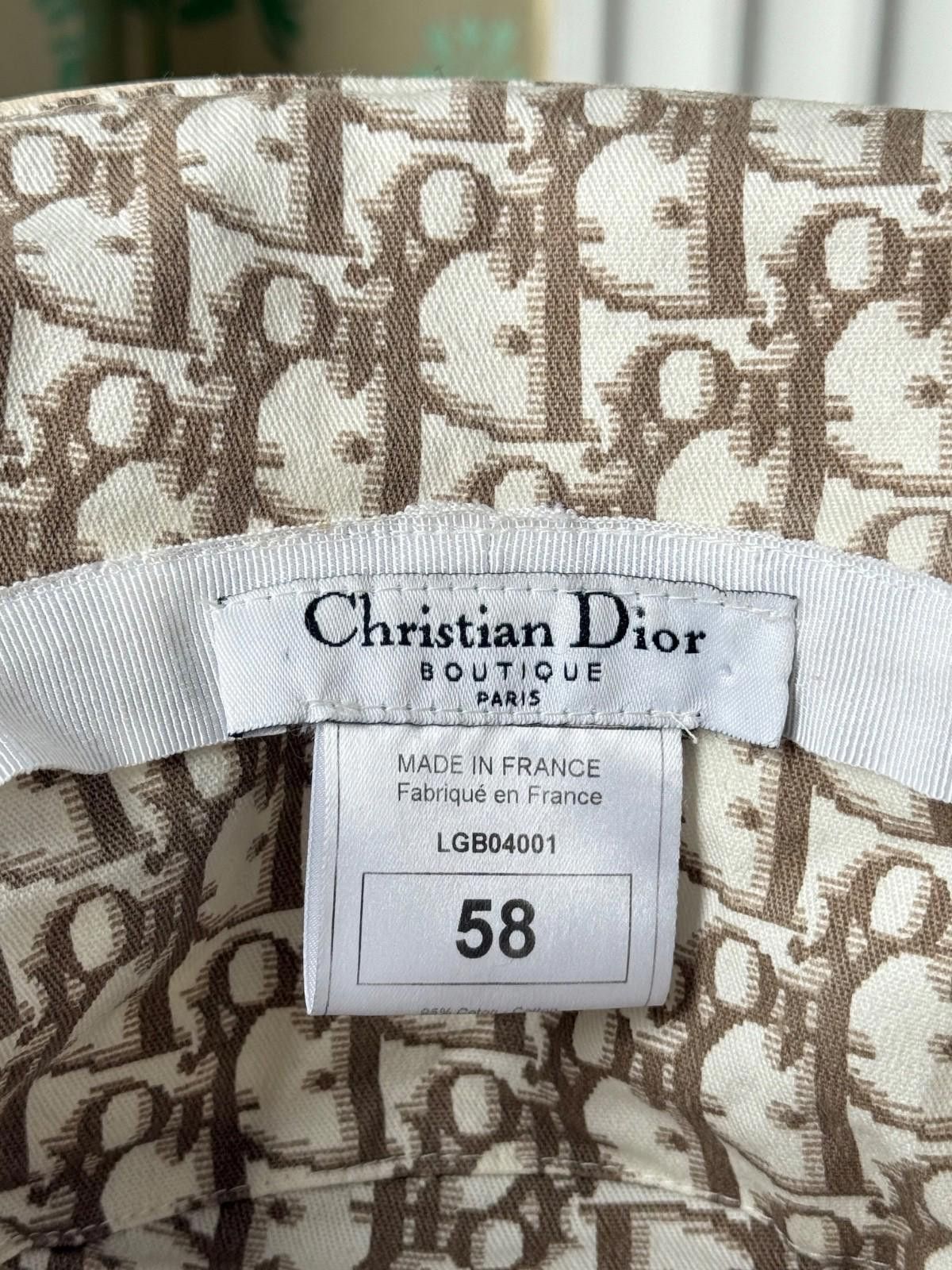 Dior Christian Dior by John Galliano Oblique Monogram Floral Hat Size ONE SIZE - 6 Thumbnail
