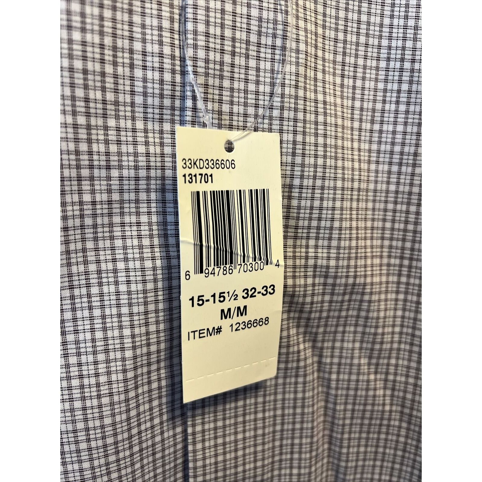 Calvin Klein Calvin Klein Men’s M 15-15.5 32-33 Brown Check Button Shirt Size US M / EU 48-50 / 2 - 4 Thumbnail