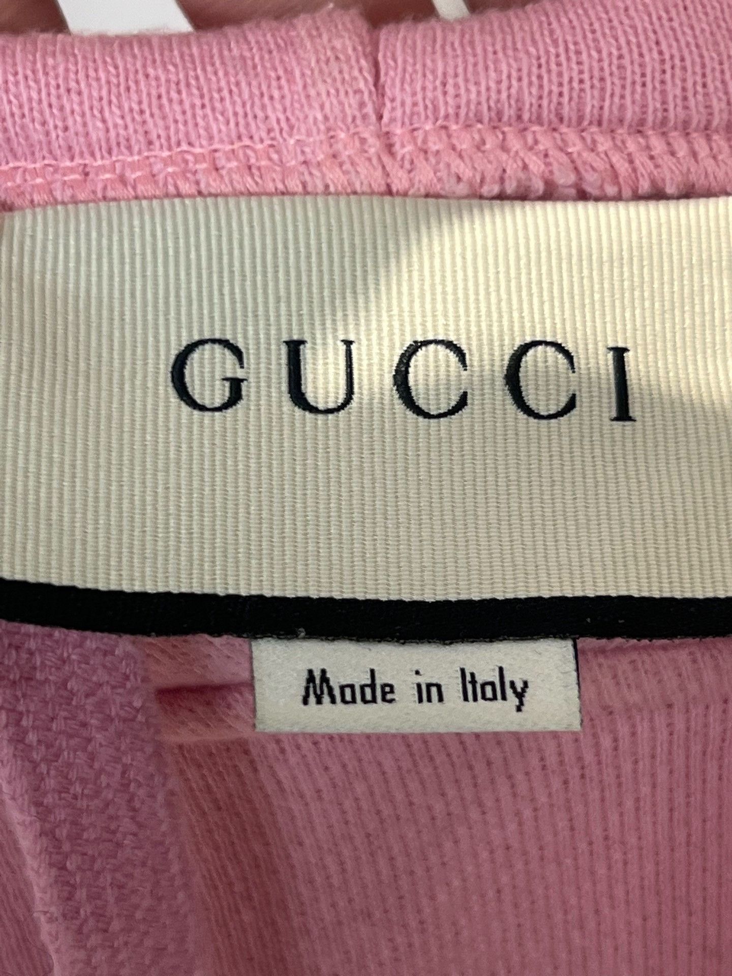 Gucci Gucci Gucci pink embroidered hoodie Size US S / EU 44-46 / 1 - 6 Thumbnail