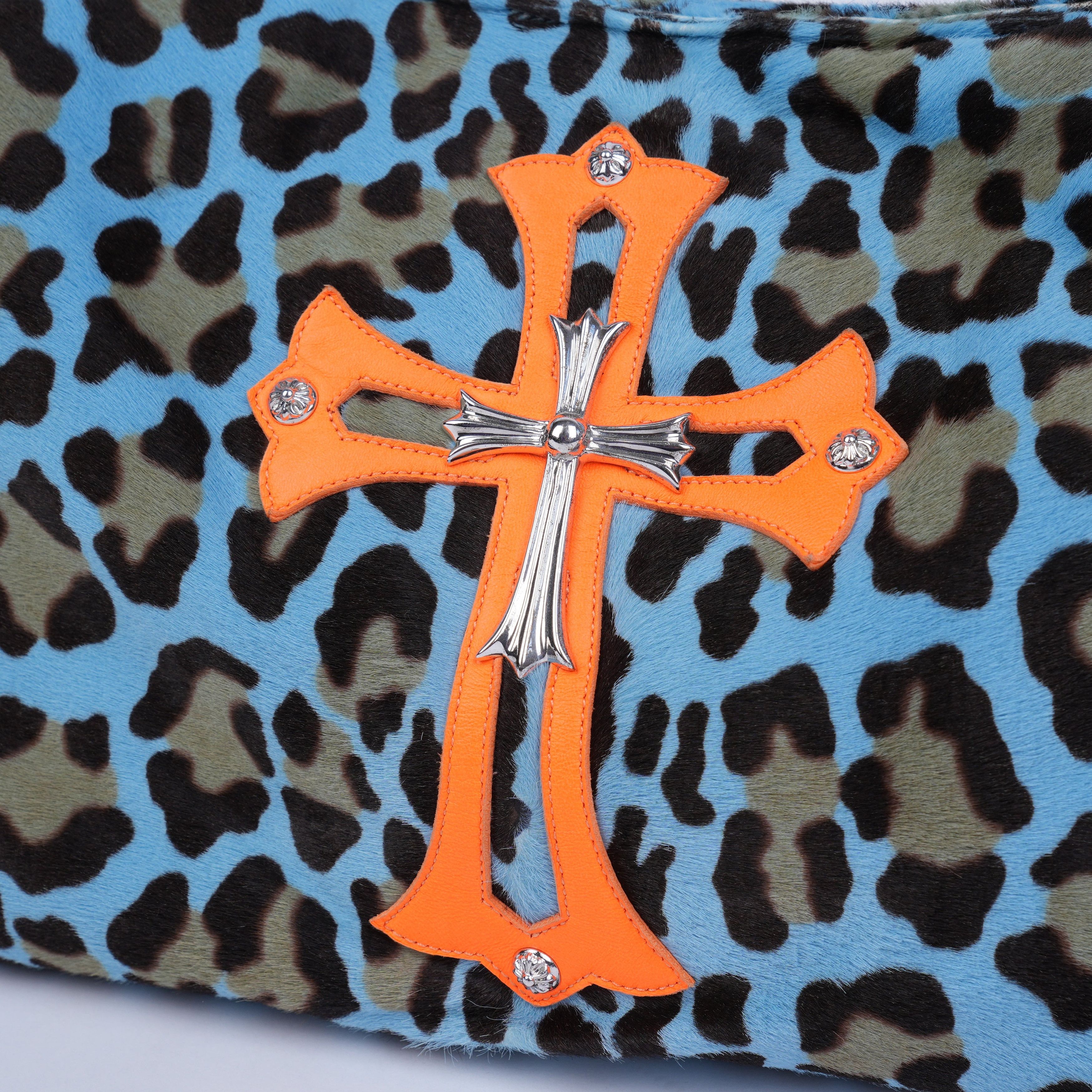 Chrome Hearts CHROME HEARTS LYON ST. BARTHS BLUE CHEETAH BAG Size ONE SIZE - 3 Thumbnail