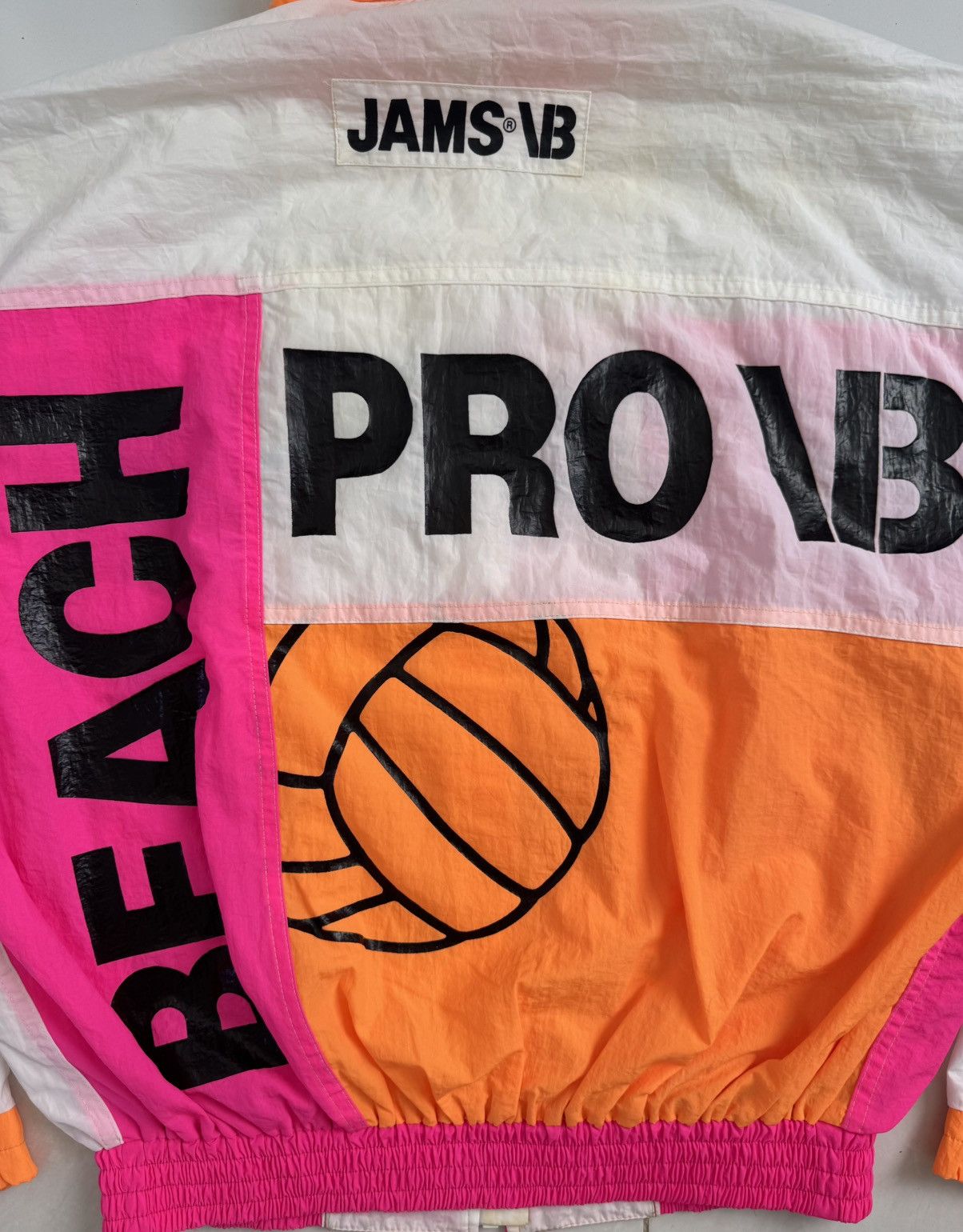 VERY RARE VINTAGE JACKET JAMS WORLD VOLLEYBALL BEACH SURFING