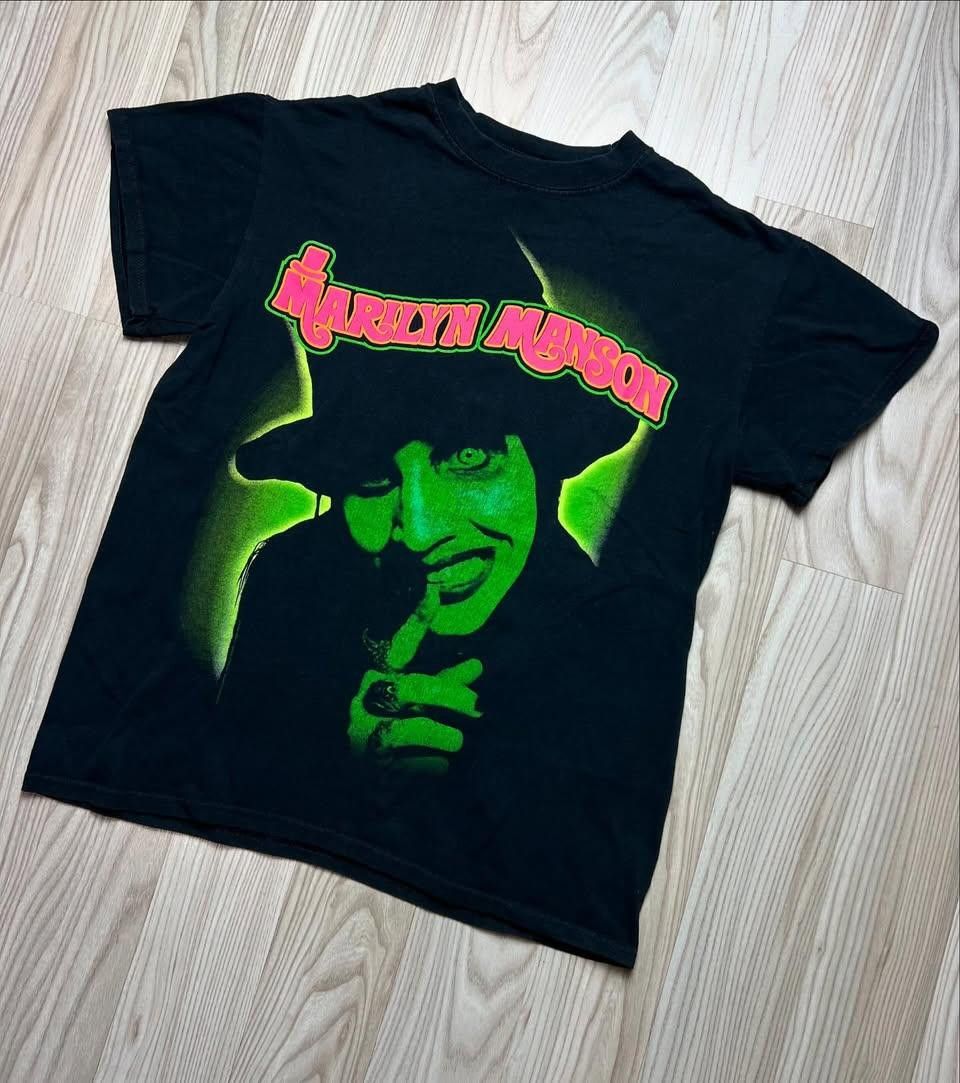 Band Tees × Vintage Vintage Marilyn Manson Smells Like