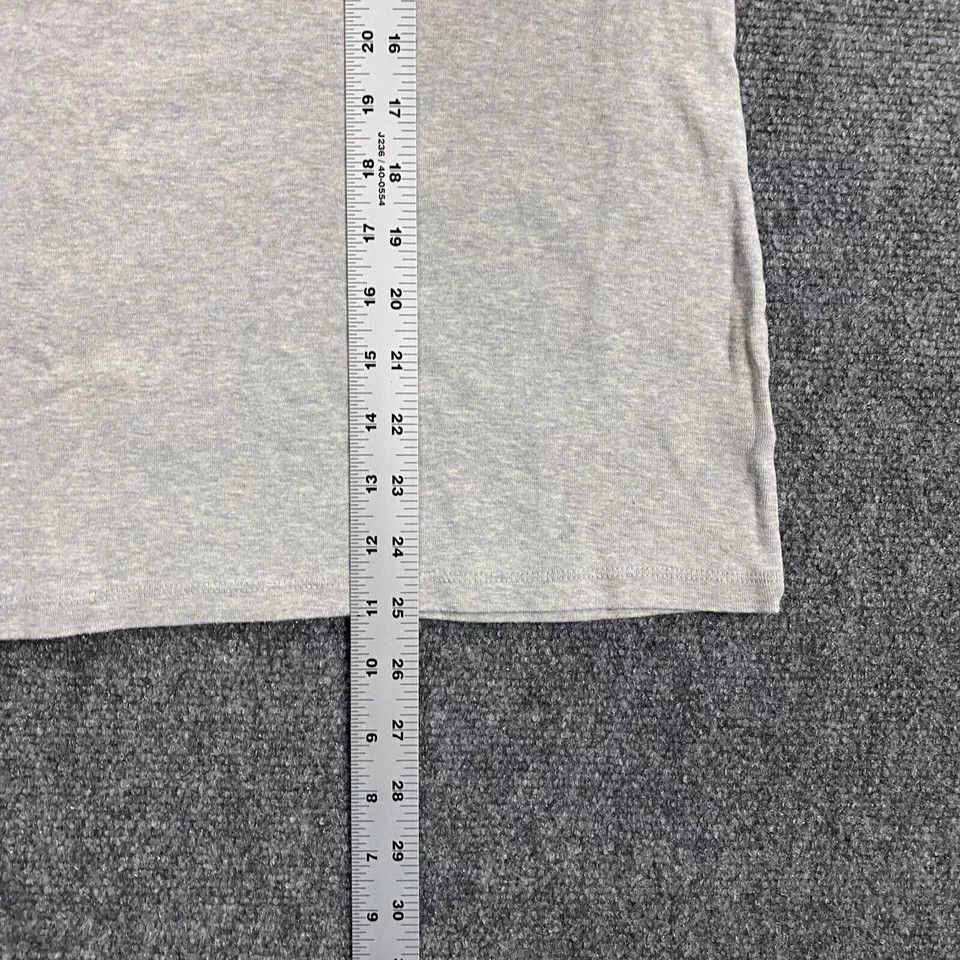 Talbots Talbots Shirt Womens Large Gray Tee V-Neck Casual Cotton Size L / US 10 / IT 46 - 5 Thumbnail