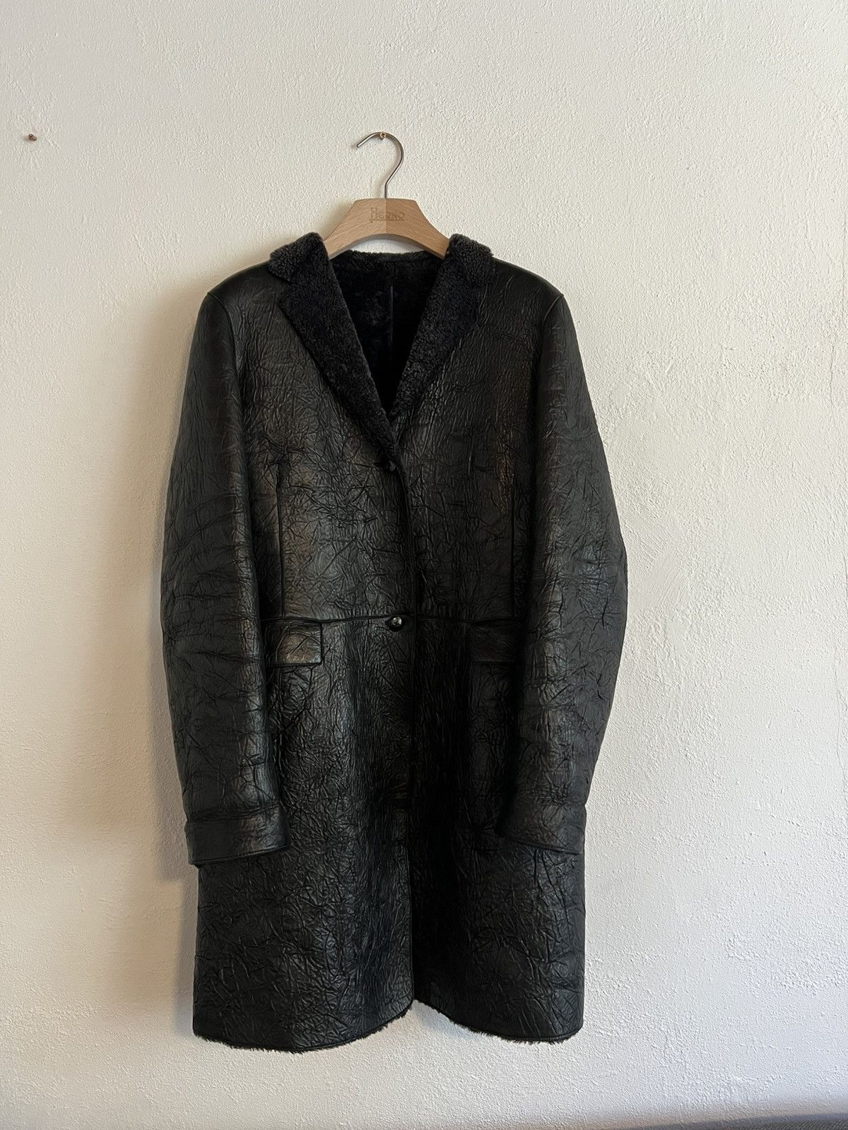 Jil Sander Jil Sander Vintage 80s Leather Archived Coat Rare Streetwear Size S / US 4 / IT 40 - 4 Thumbnail