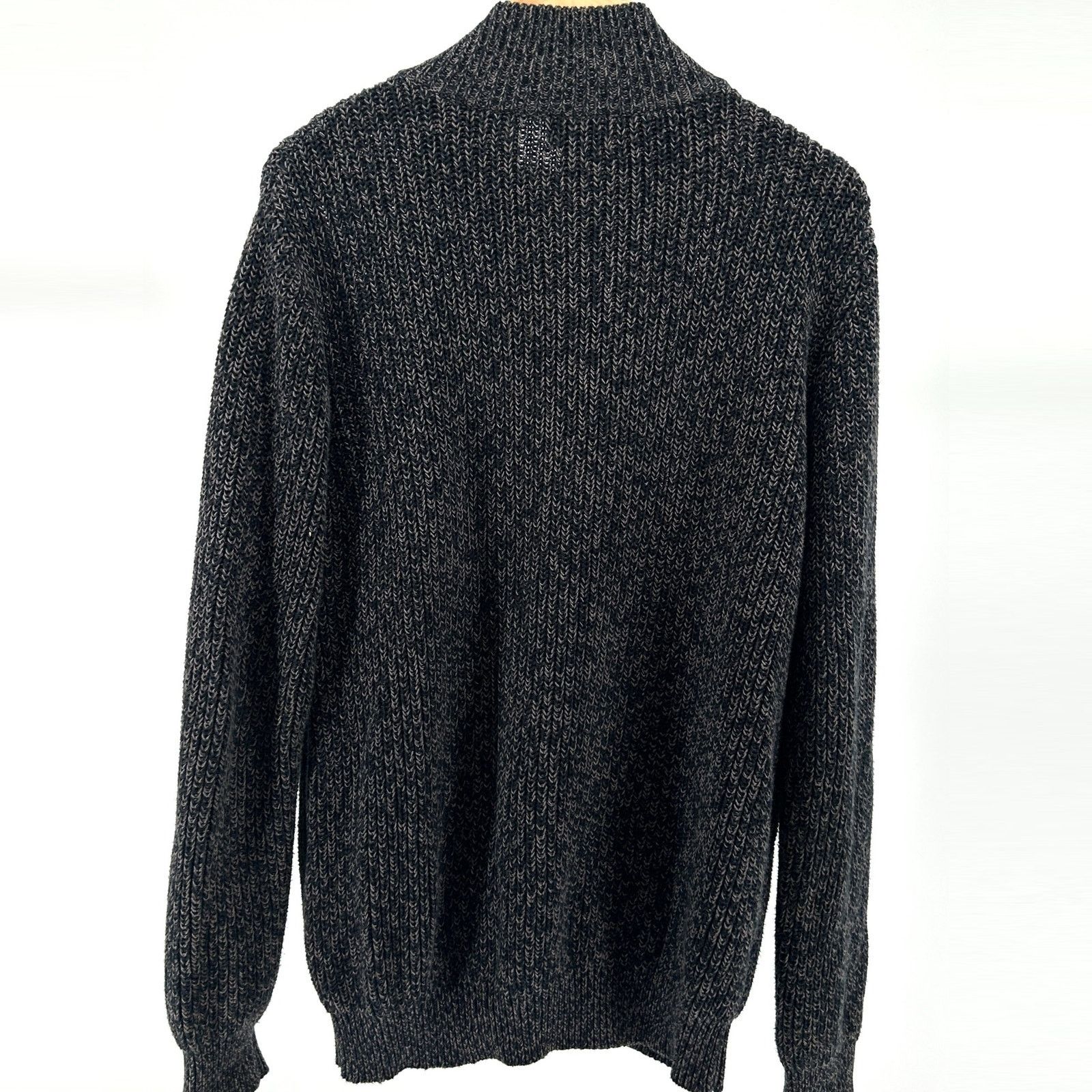 L.L. Bean Vintage Y2K Dark Indigo Grey 100% Cotton Full Zip Cardigan Size US L / EU 52-54 / 3 - 4 Thumbnail