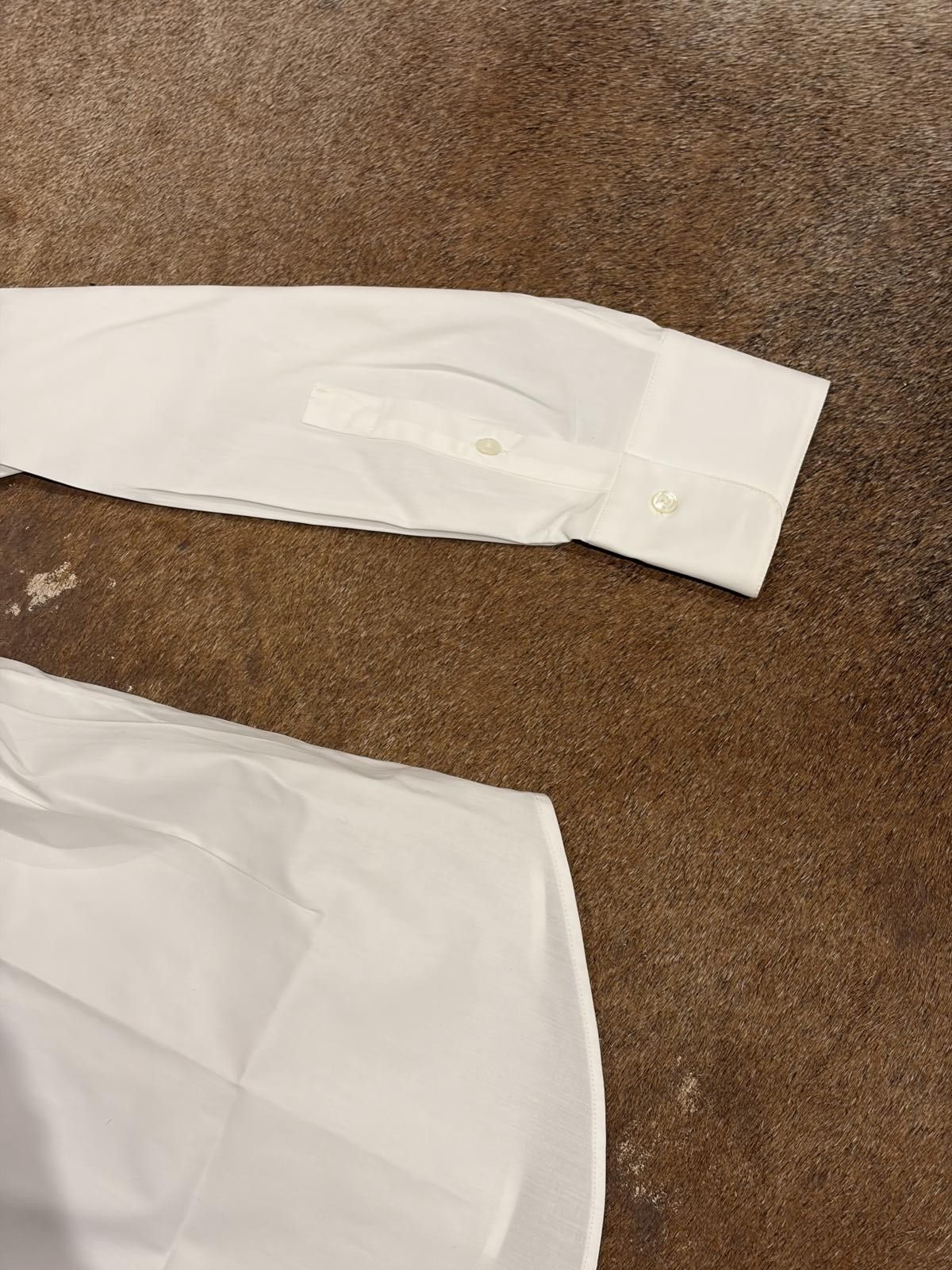 Loro Piana Loro Piana White Tailored Cotton Shirt Size XL / US 12-14 / IT 48-50 - 10 Thumbnail