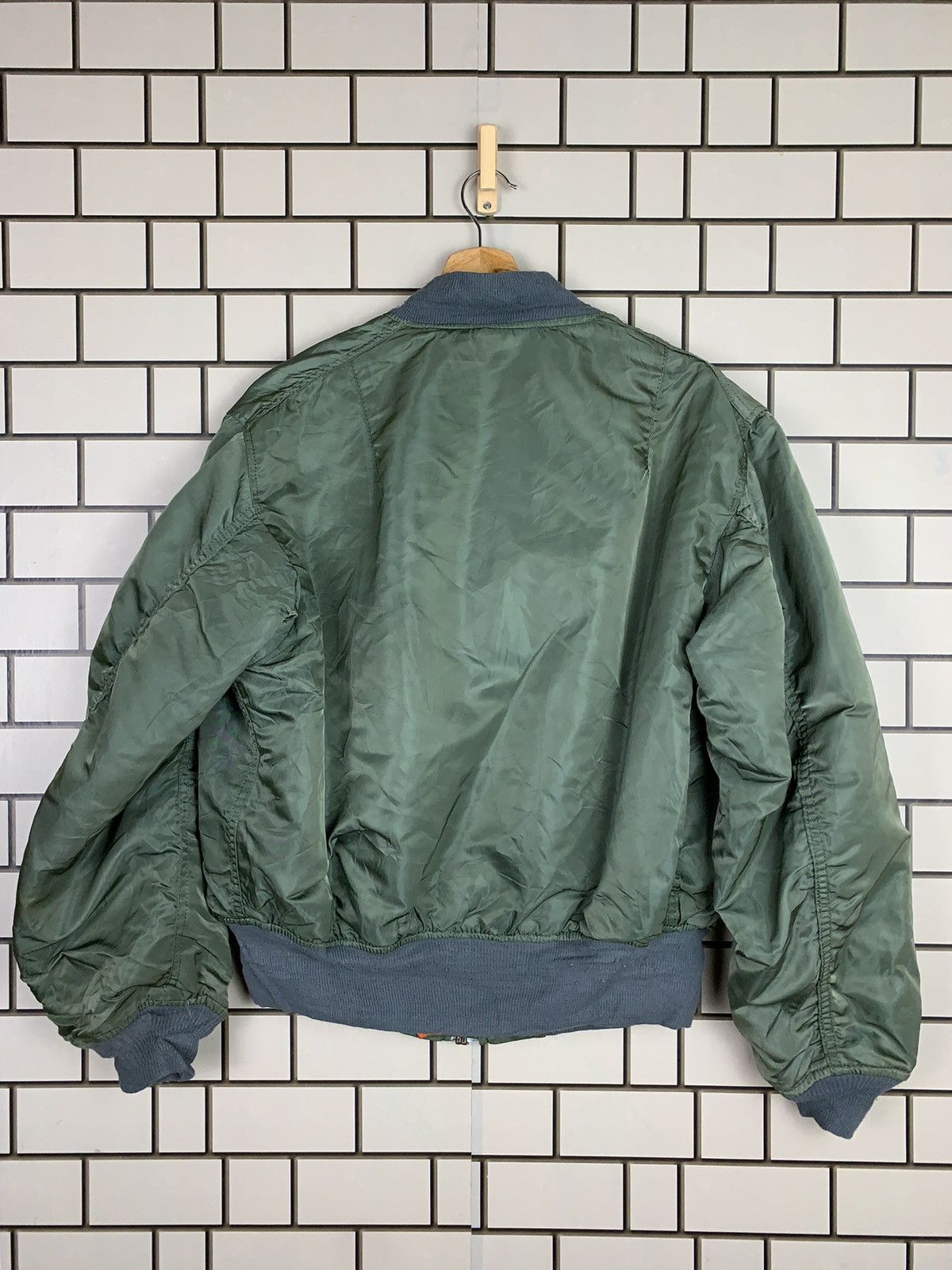 Alpha Industries × Vintage Vintage Military Alpha MA-1 Flyer Bomber Jacket Size US L / EU 52-54 / 3 - 12 Thumbnail