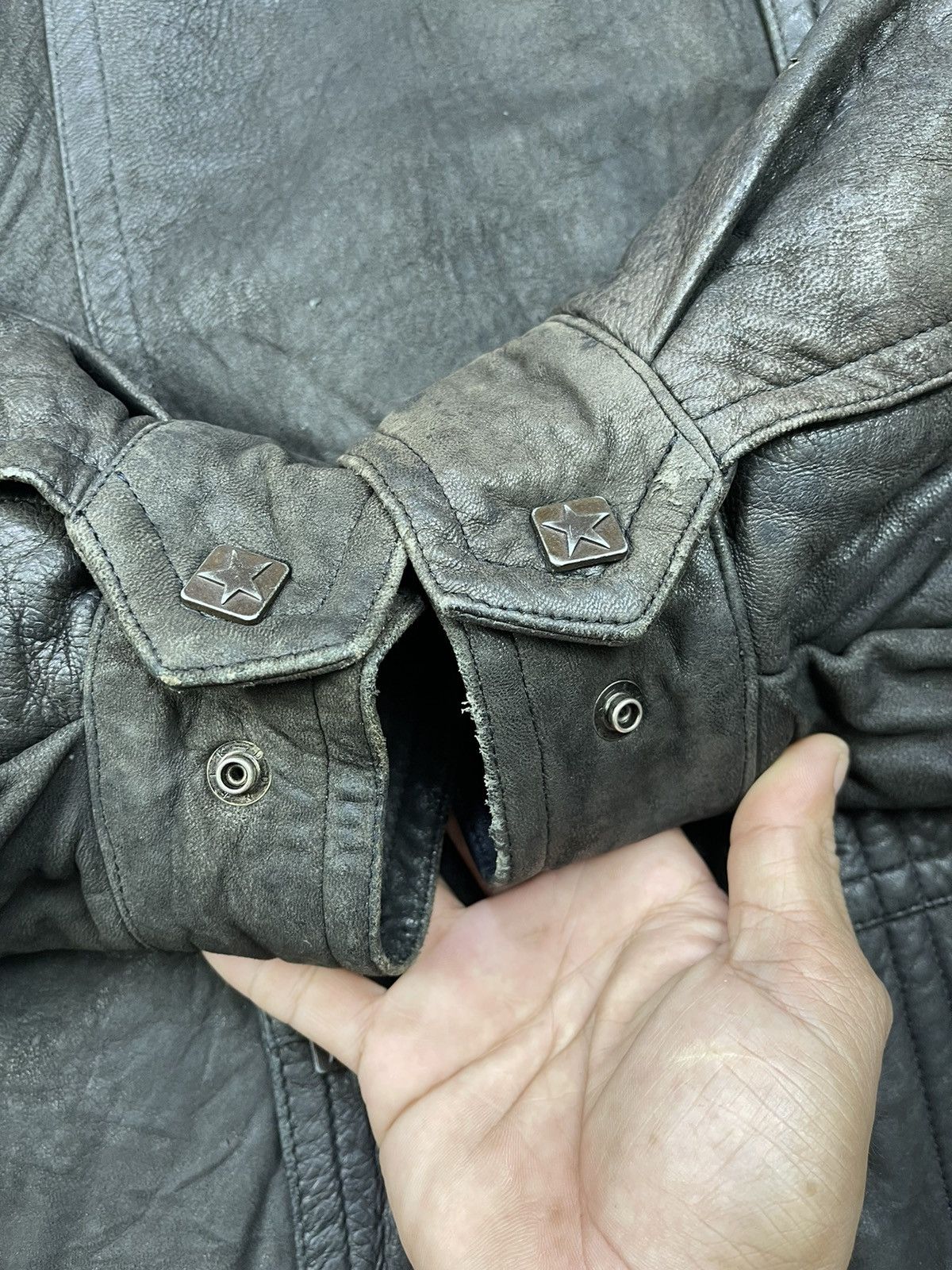 Genuine Leather Vtg Genuine Leather Jacket With Thermolite Thinsulate Size US L / EU 52-54 / 3 - 5 Thumbnail