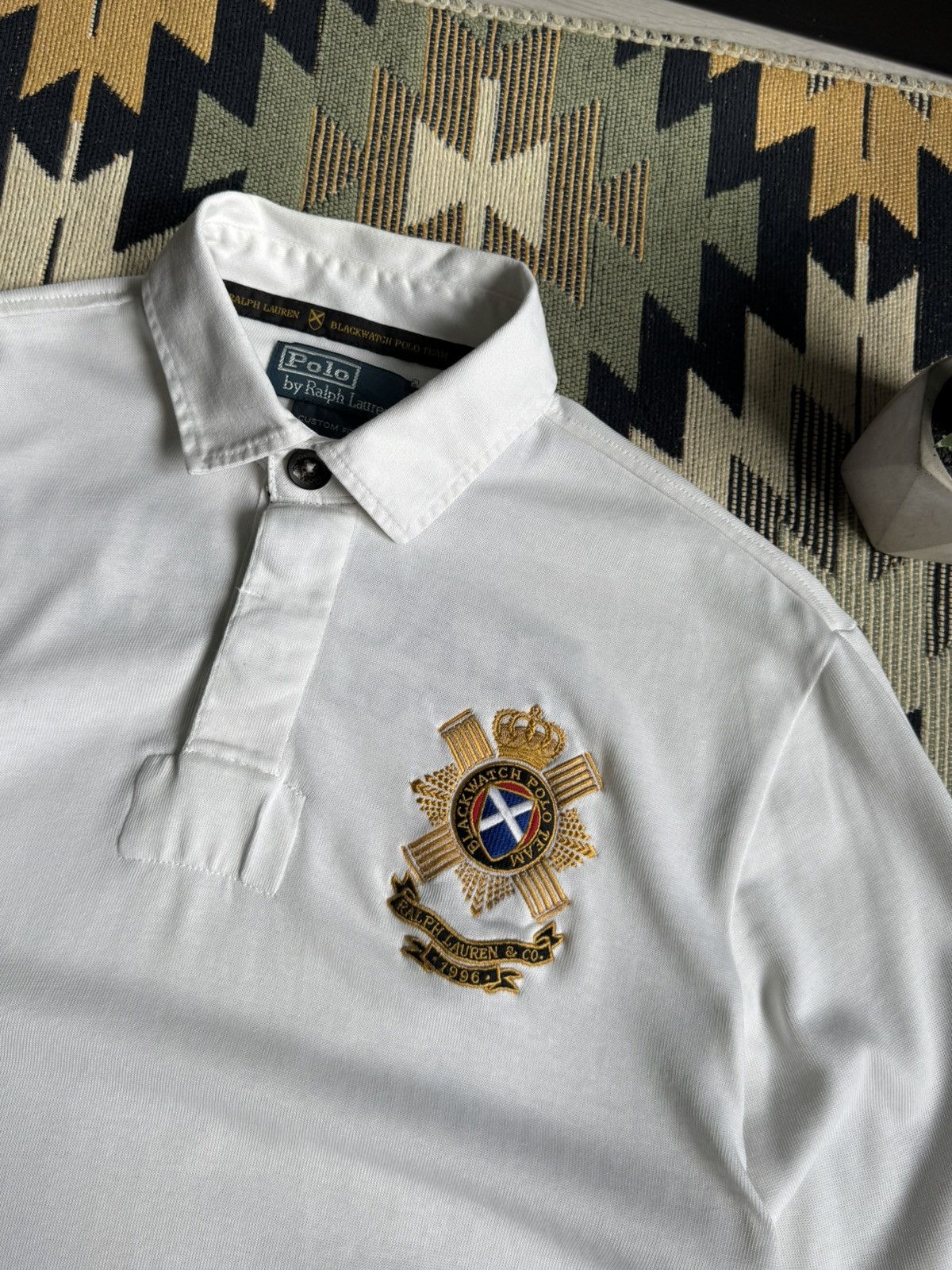 Polo Ralph Lauren Vintage Polo Ralph Lauren Black Watch Rugby Longsleve Size US M / EU 48-50 / 2 - 6 Thumbnail
