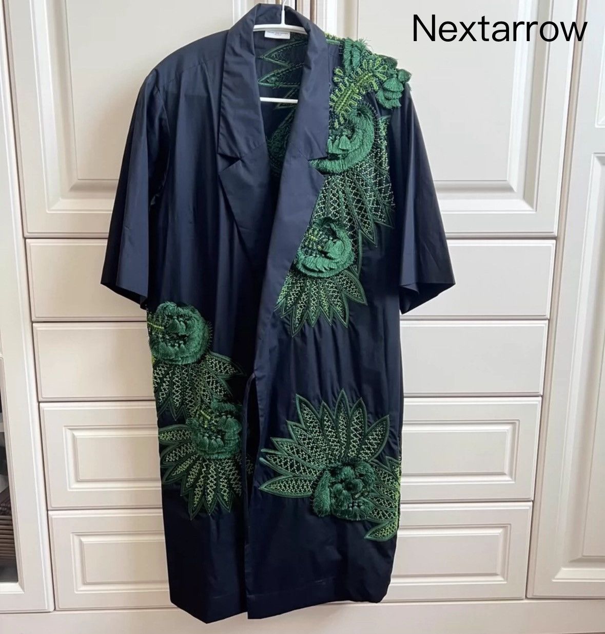 Dries van noten Beaded dress coat 2412-Nextarrow