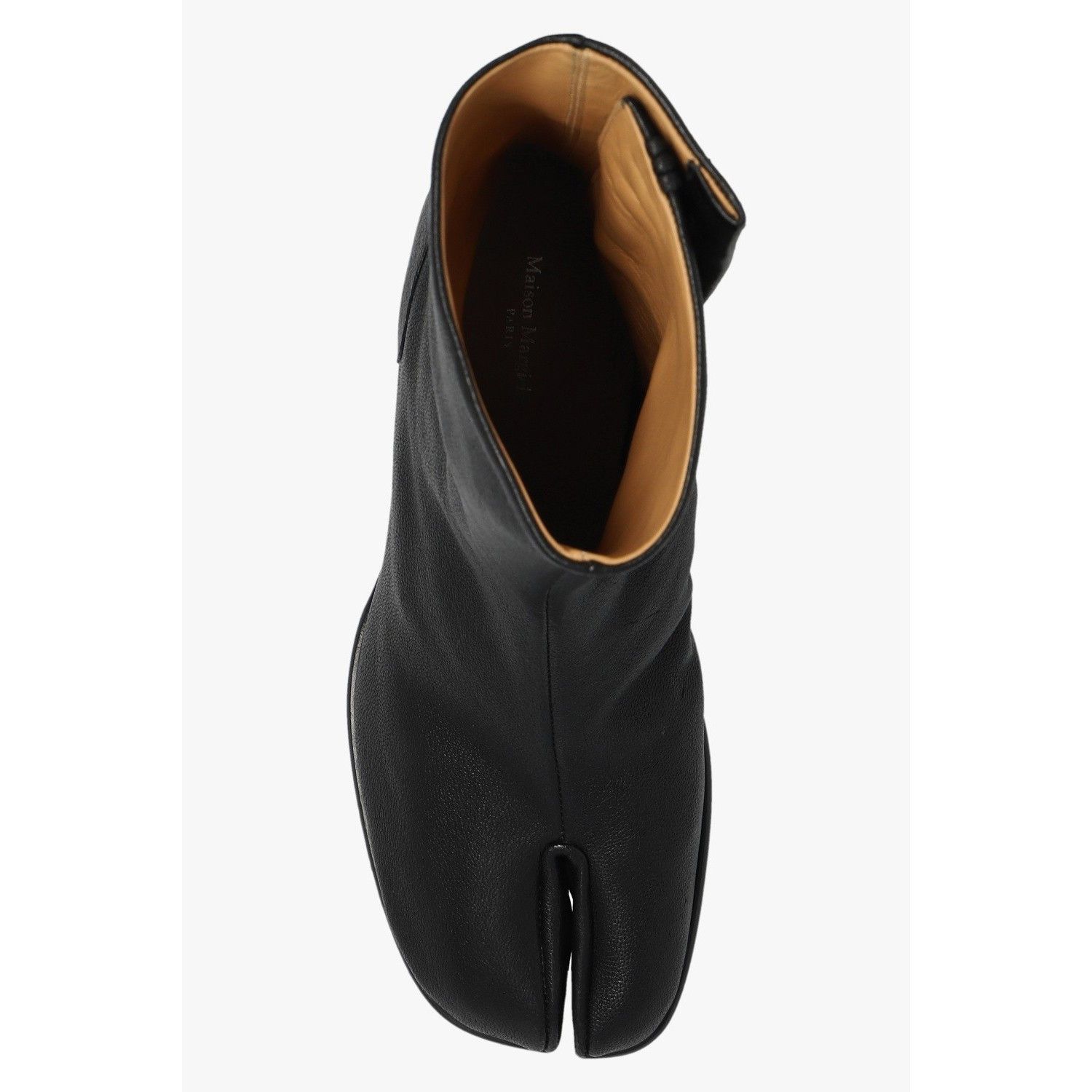 Maison Margiela MAISON MARGIELA Tabi Split Toe Black Leather Boots New & Aut Size US 11 / EU 44 - 4 Thumbnail