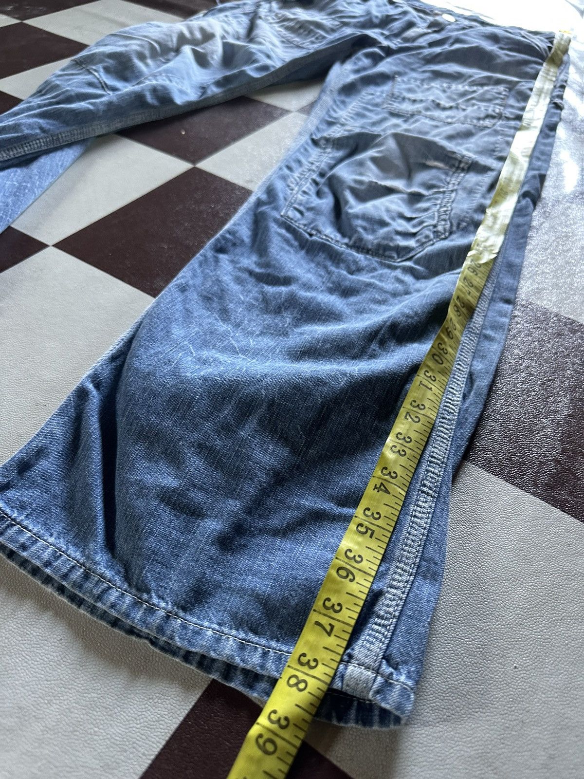 Japanese Brand Denim & dungare sashiko carpenter jeans Size US 30 / EU 46 - 15 Thumbnail