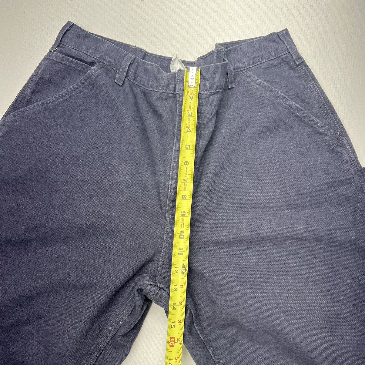 Carhartt × Vintage VTG Carhartt Pants Blue Flannel Lined Loose Fit Baggy Y2K Size US 38 / EU 54 - 20 Thumbnail