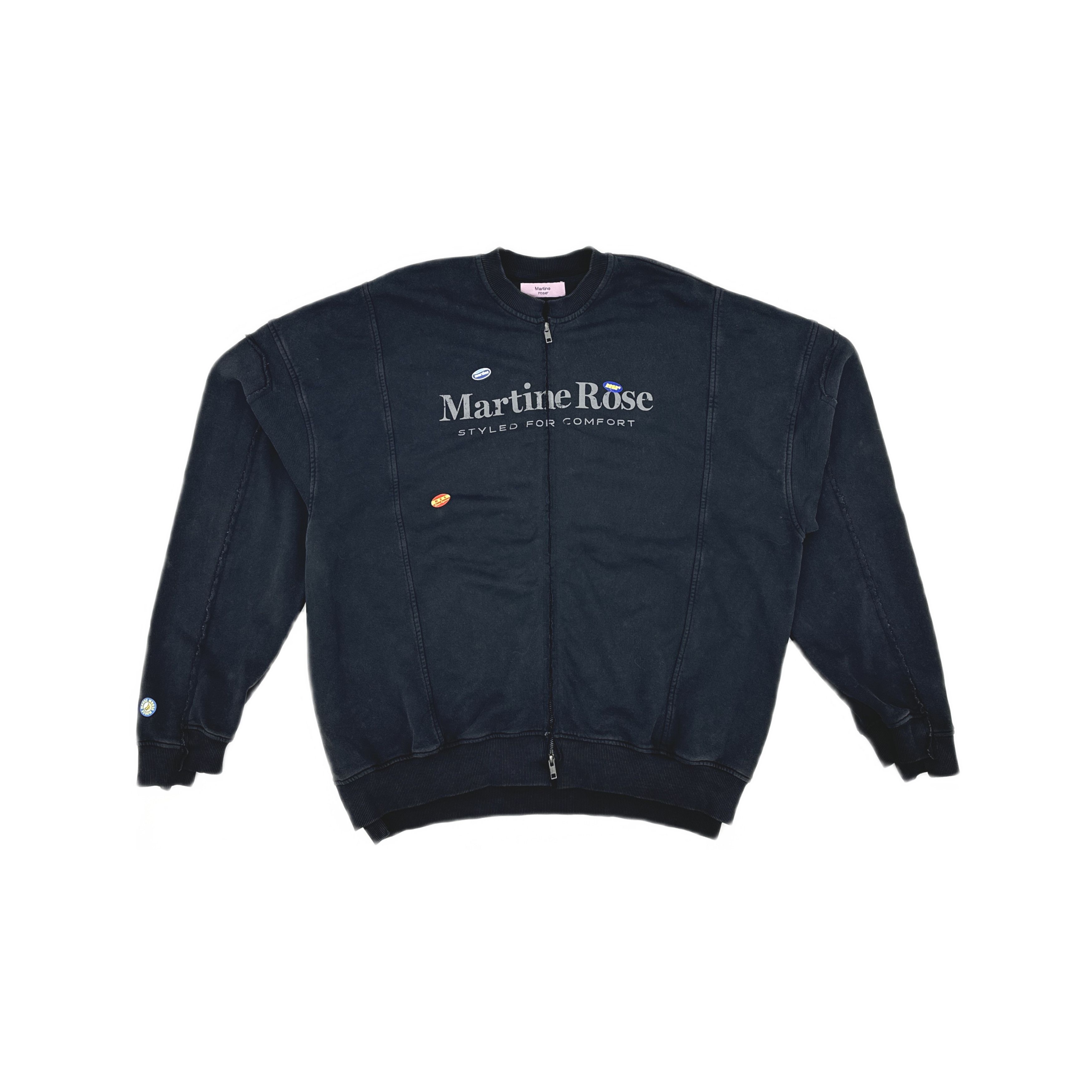 Martine Rose Martine Rose Logo Zip Sweatshirt Size S Size US S / EU 44-46 / 1 - 1 Thumbnail