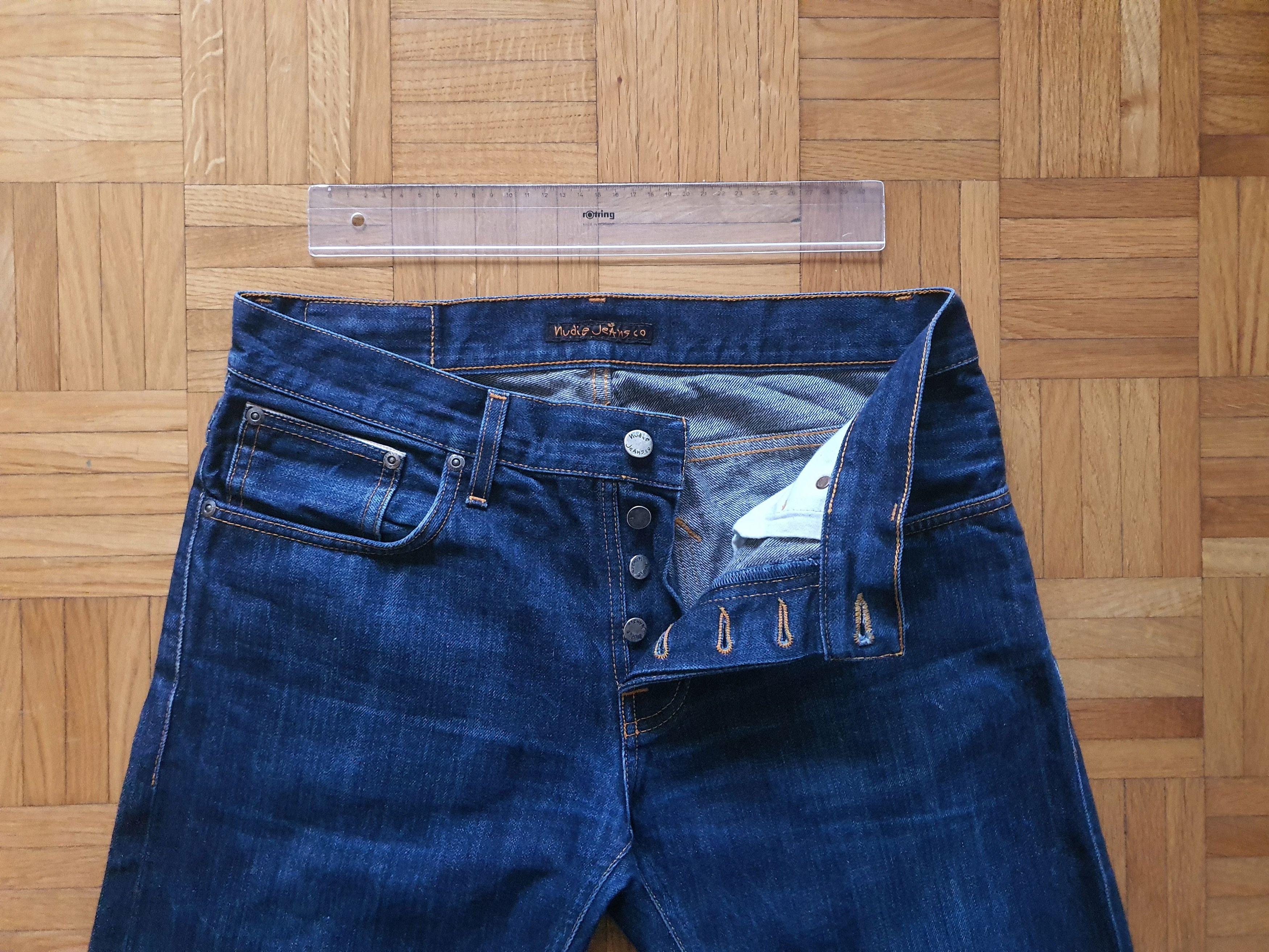 Nudie Jeans GRIM TIM DRY SELVAGE (NJ4087) - Selvedge Jeans - W33 Size US 33 - 4 Thumbnail