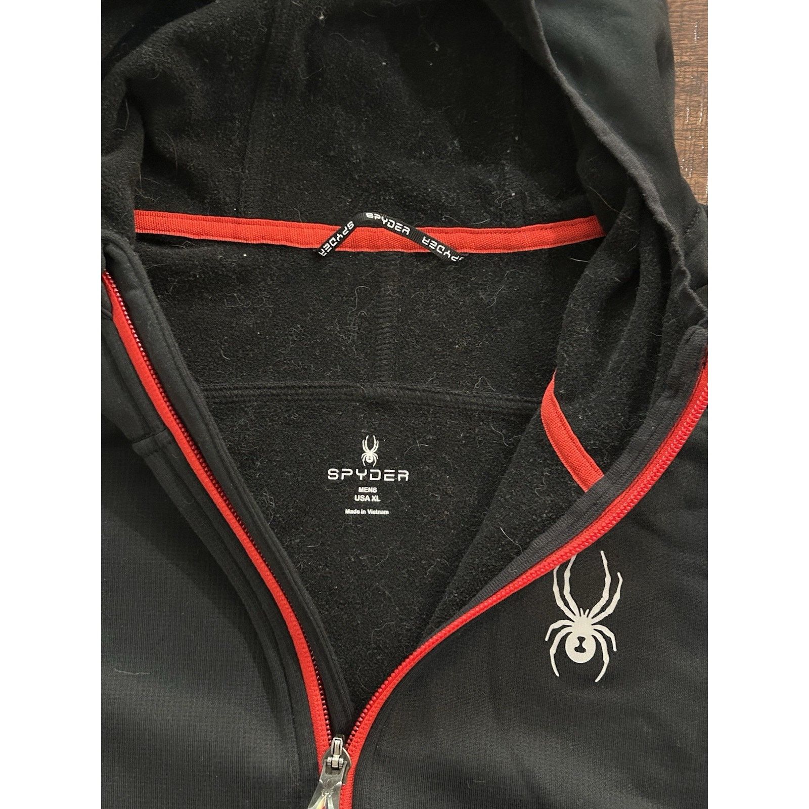 Spyder Spyder Men Full Zip Xl Jacket Hoodie Black Size US XL / EU 56 / 4 - 5 Thumbnail