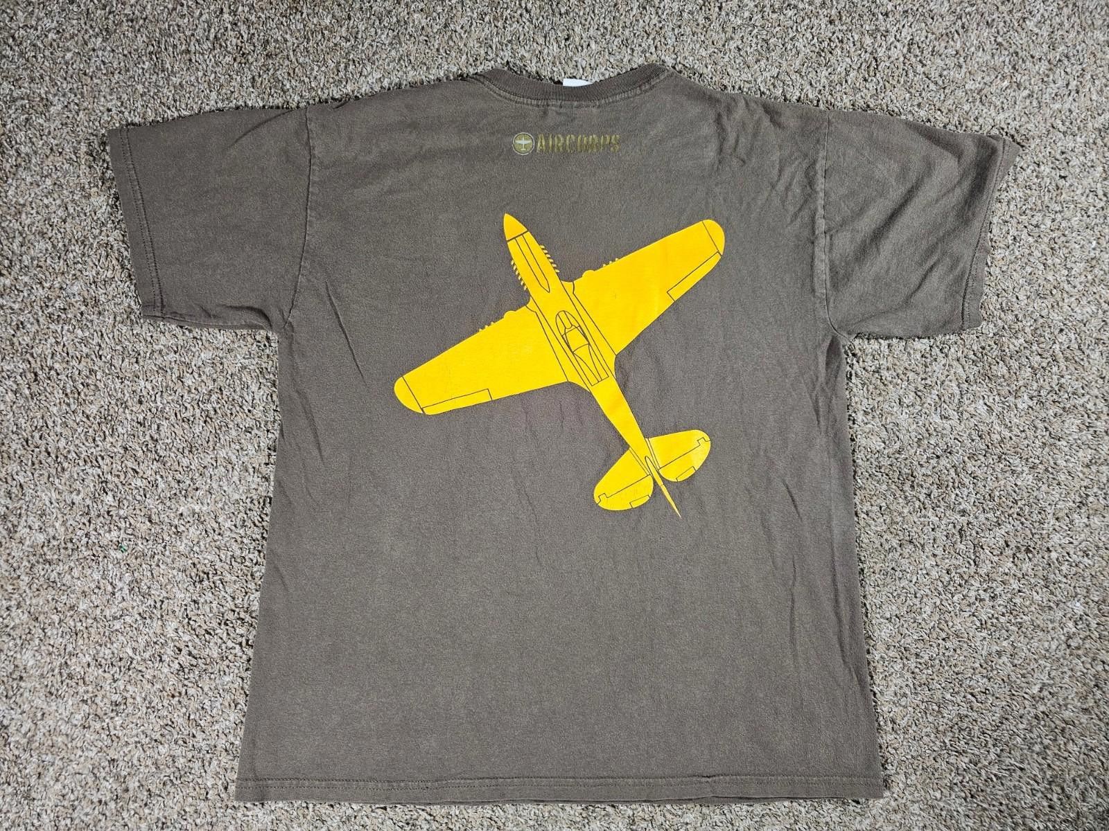 Gildan Air Corps Large Gildan Green Tshirt Size US L / EU 52-54 / 3 - 6 Thumbnail
