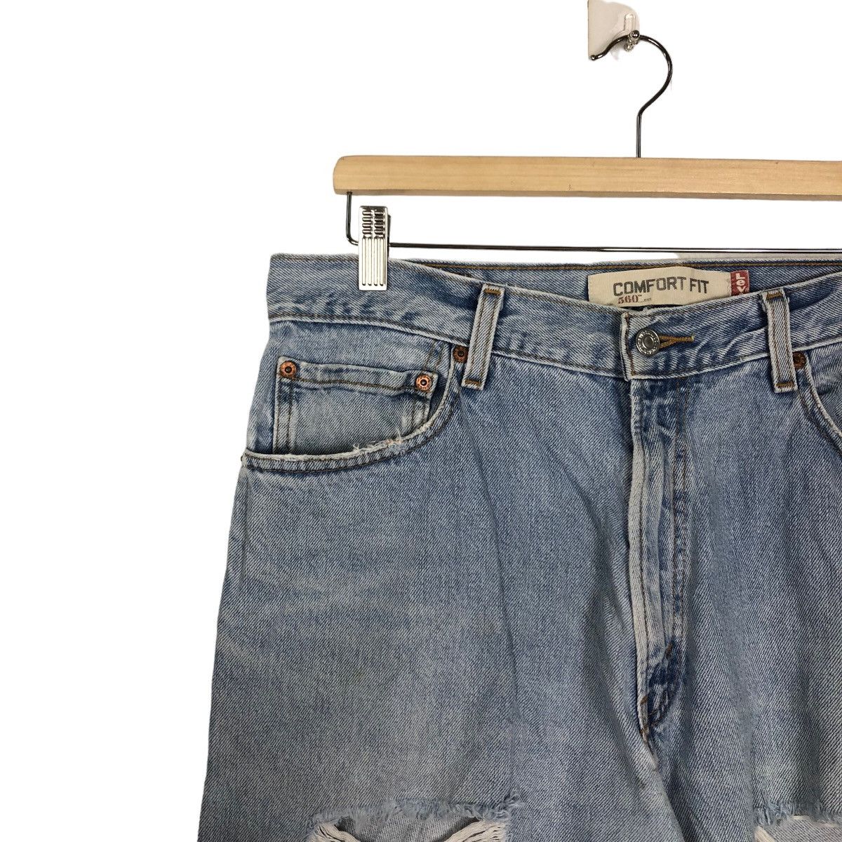 Levi's 🔥90’s True Vintage Distressed Denim Jeans Levi’s Size US 34 / EU 50 - 7 Thumbnail