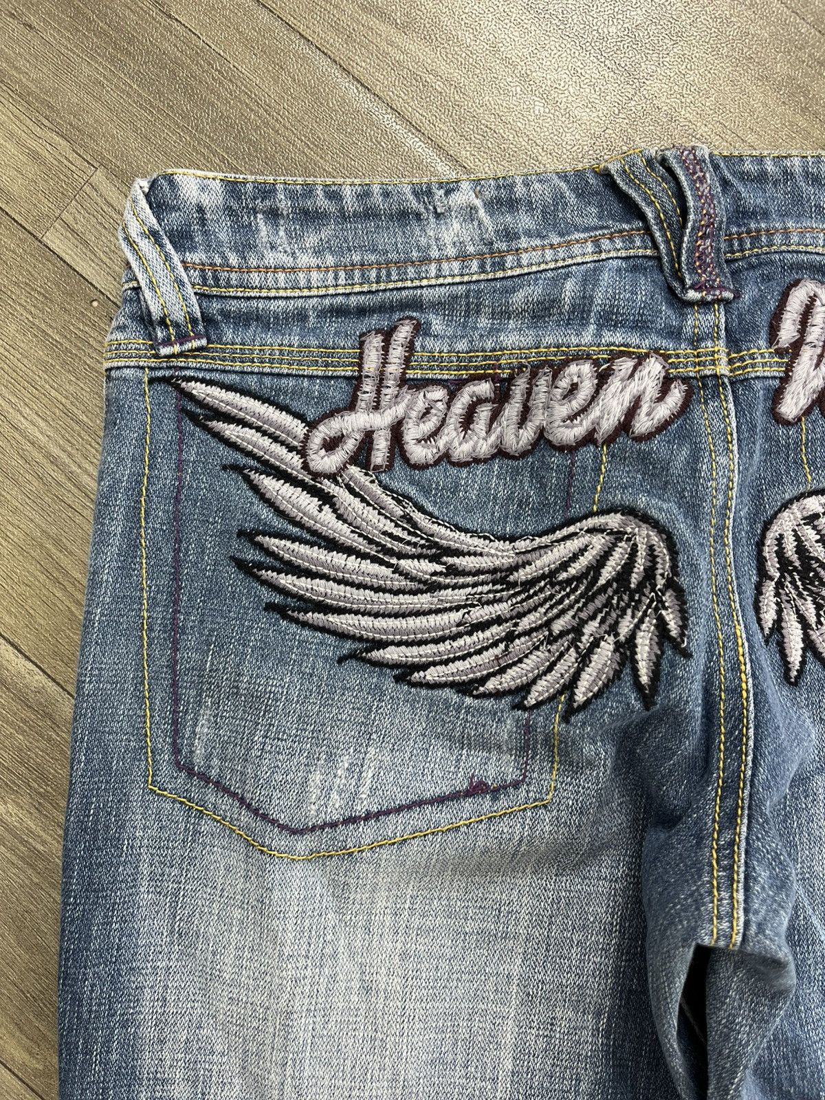 If Six Was Nine Flare Jeans High Street Japan Boot Cut Heaven Winger Jeans Size US 28 / EU 44 - 14 Thumbnail